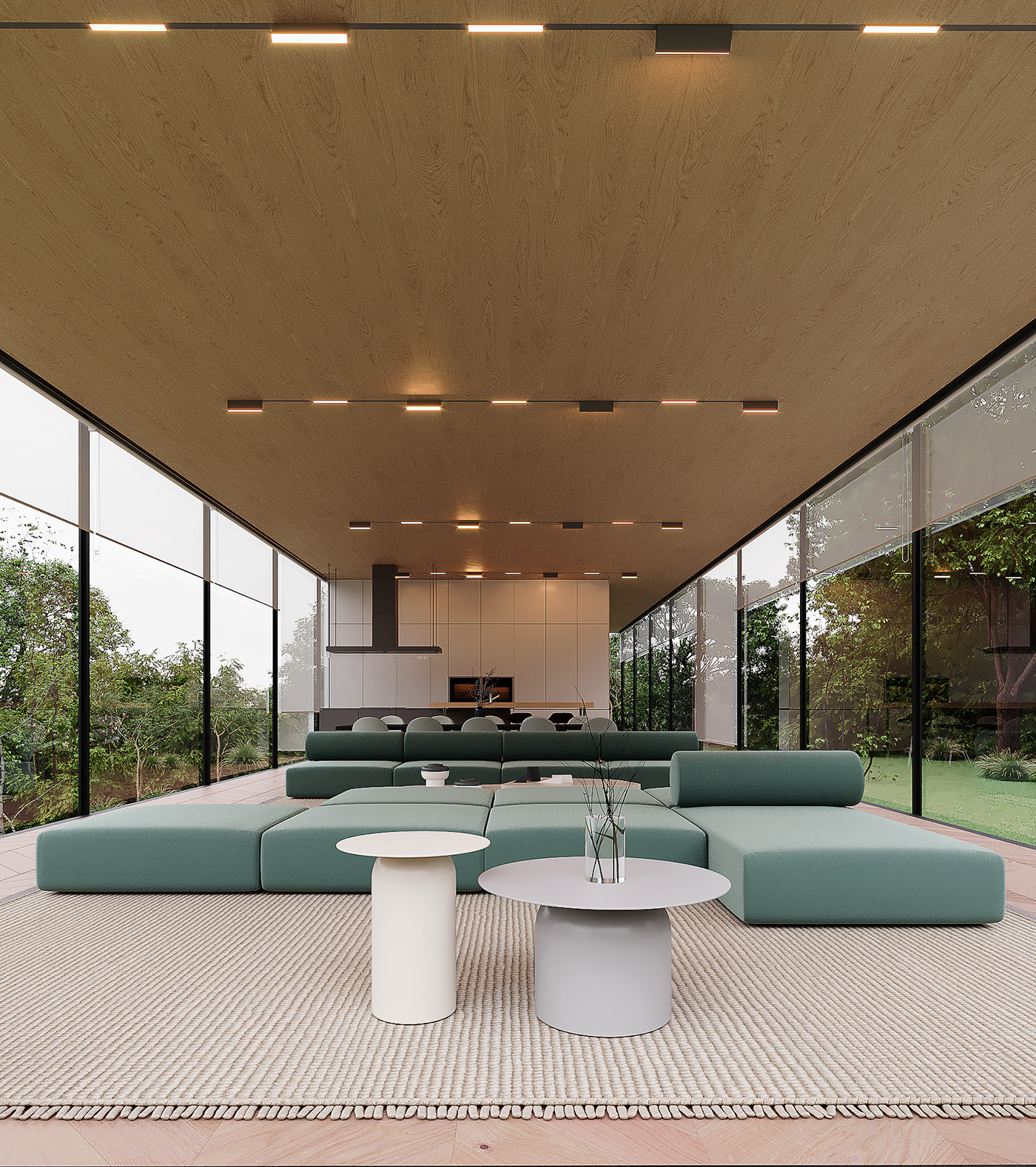 Architecture，Interior design，MIRROR HOUSE，Interior decoration，