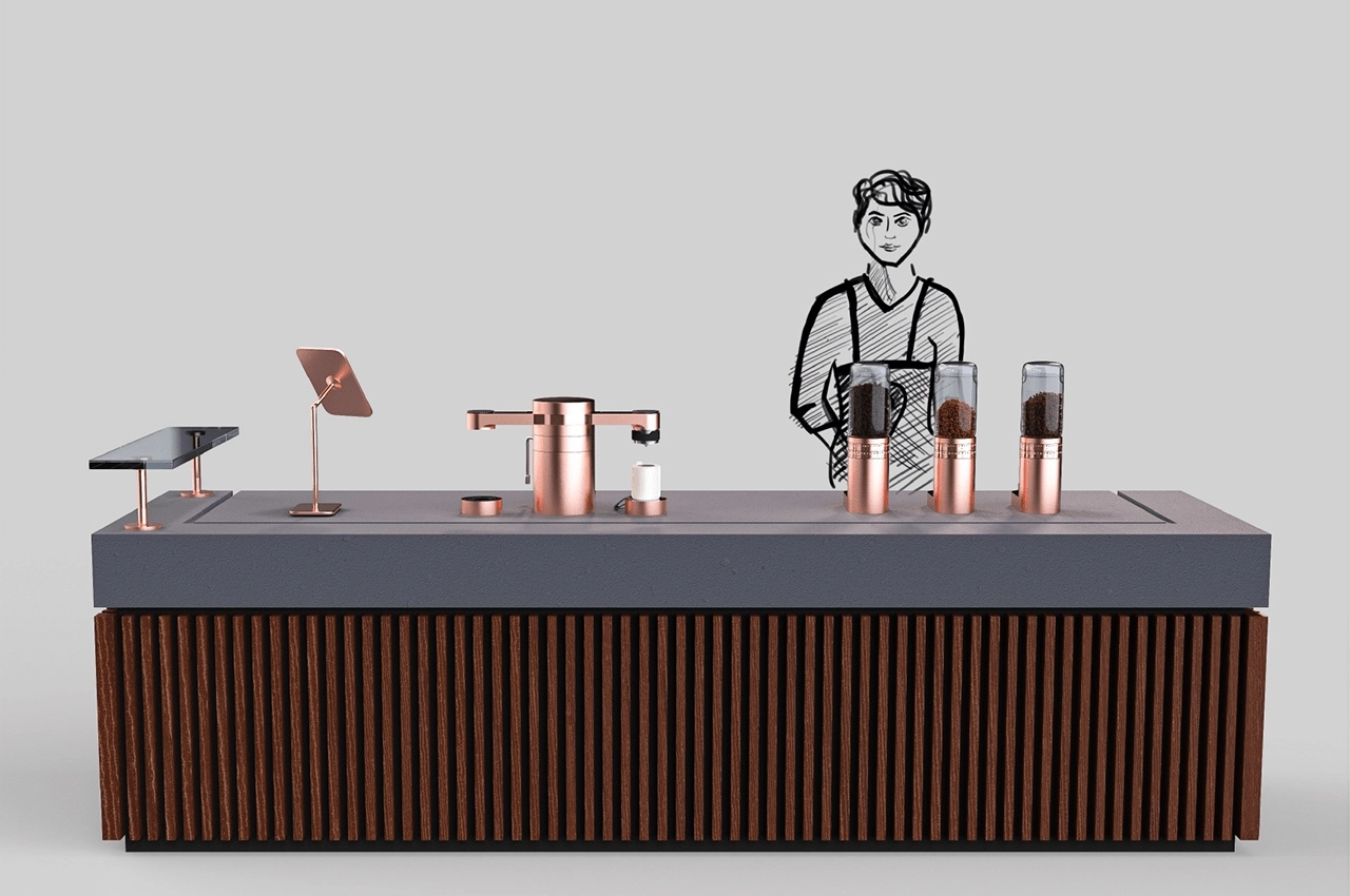 duet，Jonathan Meuer，Coffee machine，tea bar，