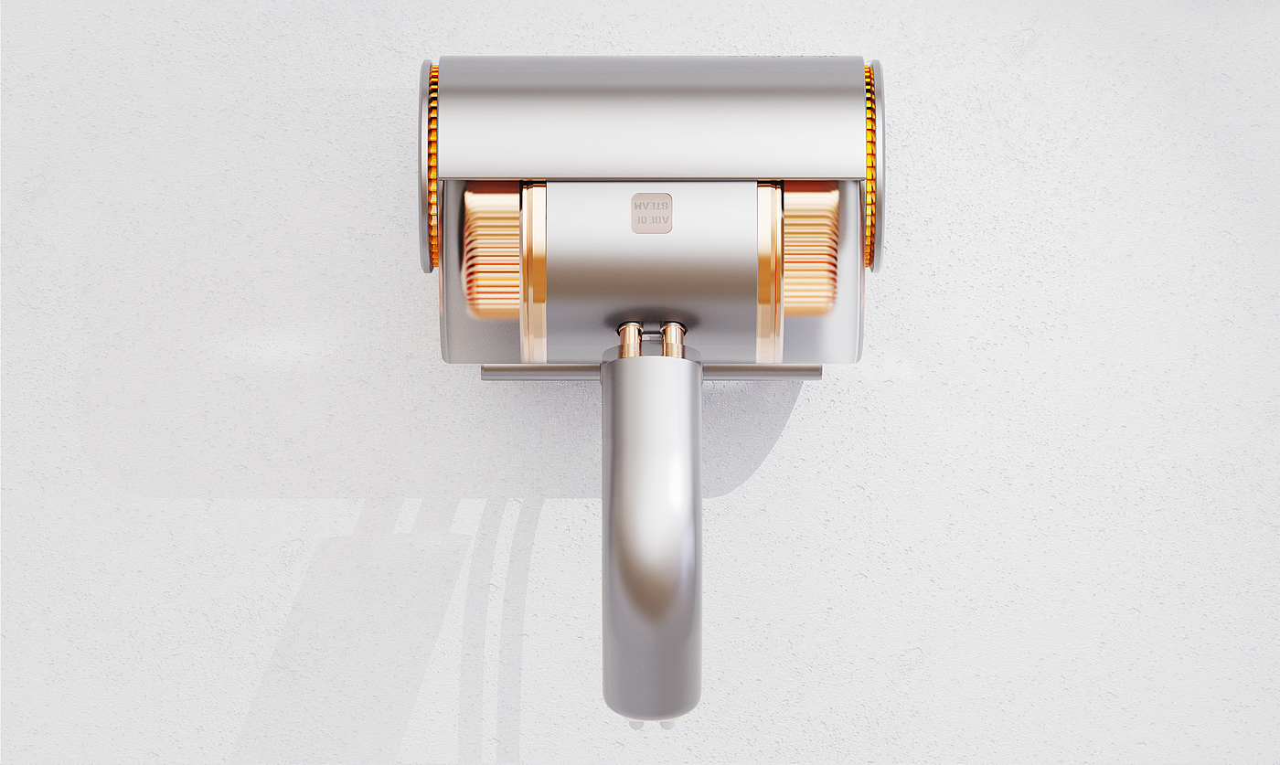 Mite remover，Spiral duct，Household appliances，Multi in one steam engine，young，fashion，Imprint design of objects，