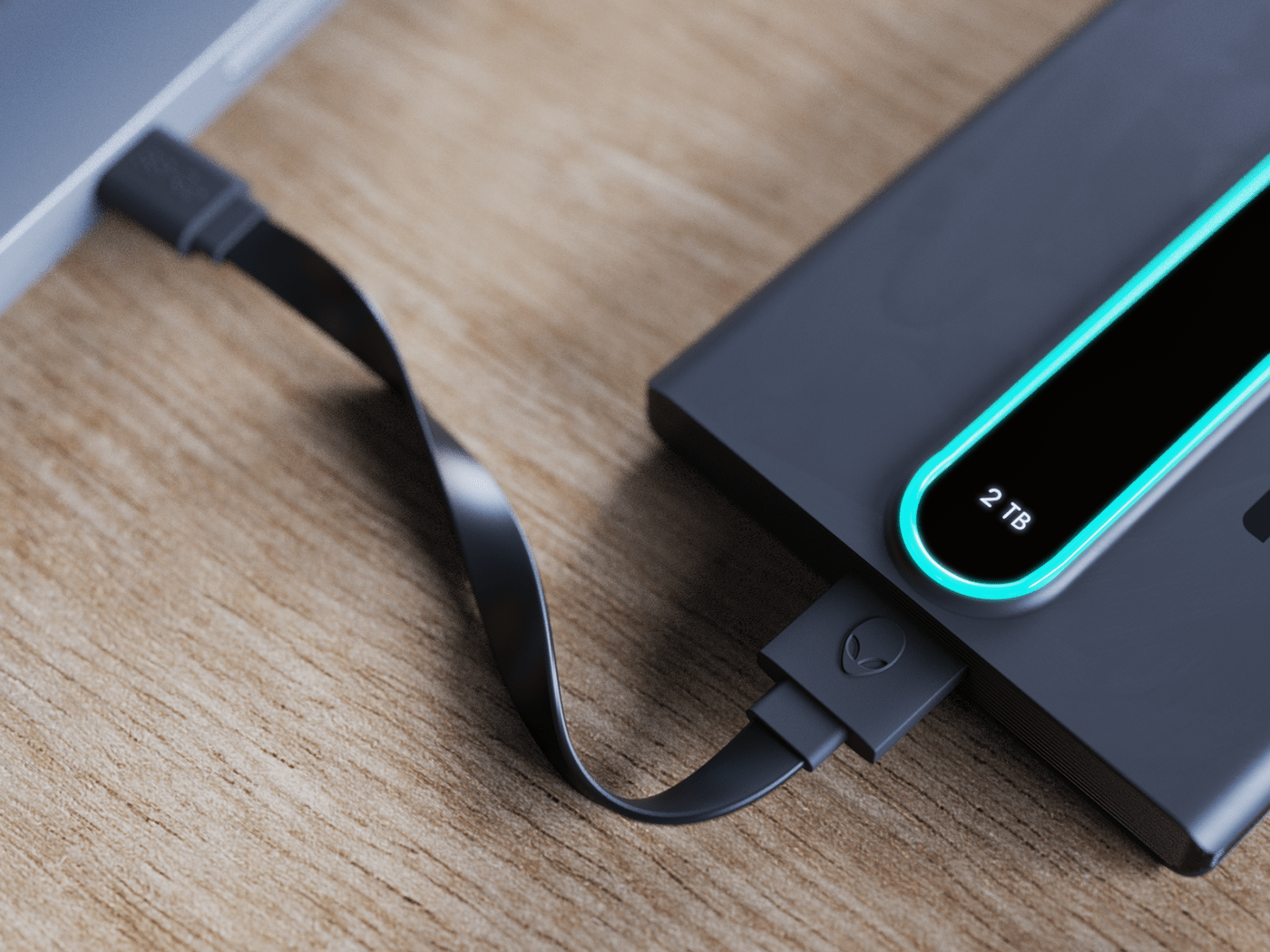 ALIENWARE，portable，mobile hard disk drive，aliensque，