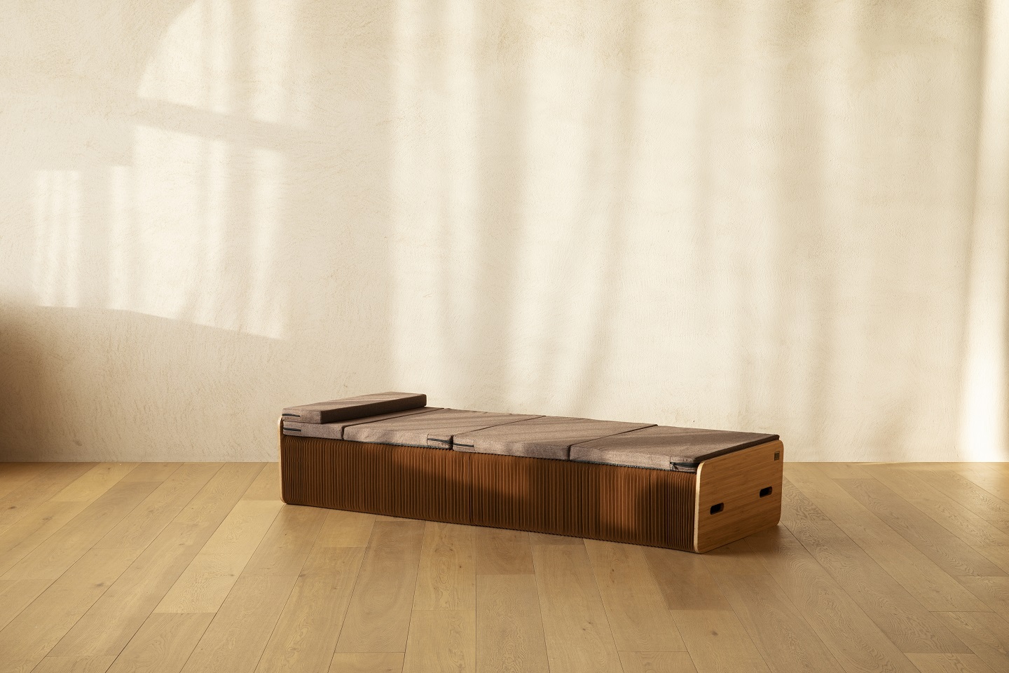 Paper bed，Original design，Organ paper furniture，single bed，Honeycomb Structure ，Paper art creativity，Fresh and simple，Japanese wind，