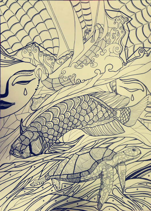 Hand drawn，advertisement，Portfolio layout，Logo design，