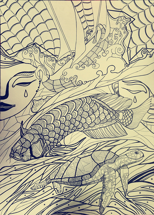 Hand drawn，advertisement，Portfolio layout，Logo design，