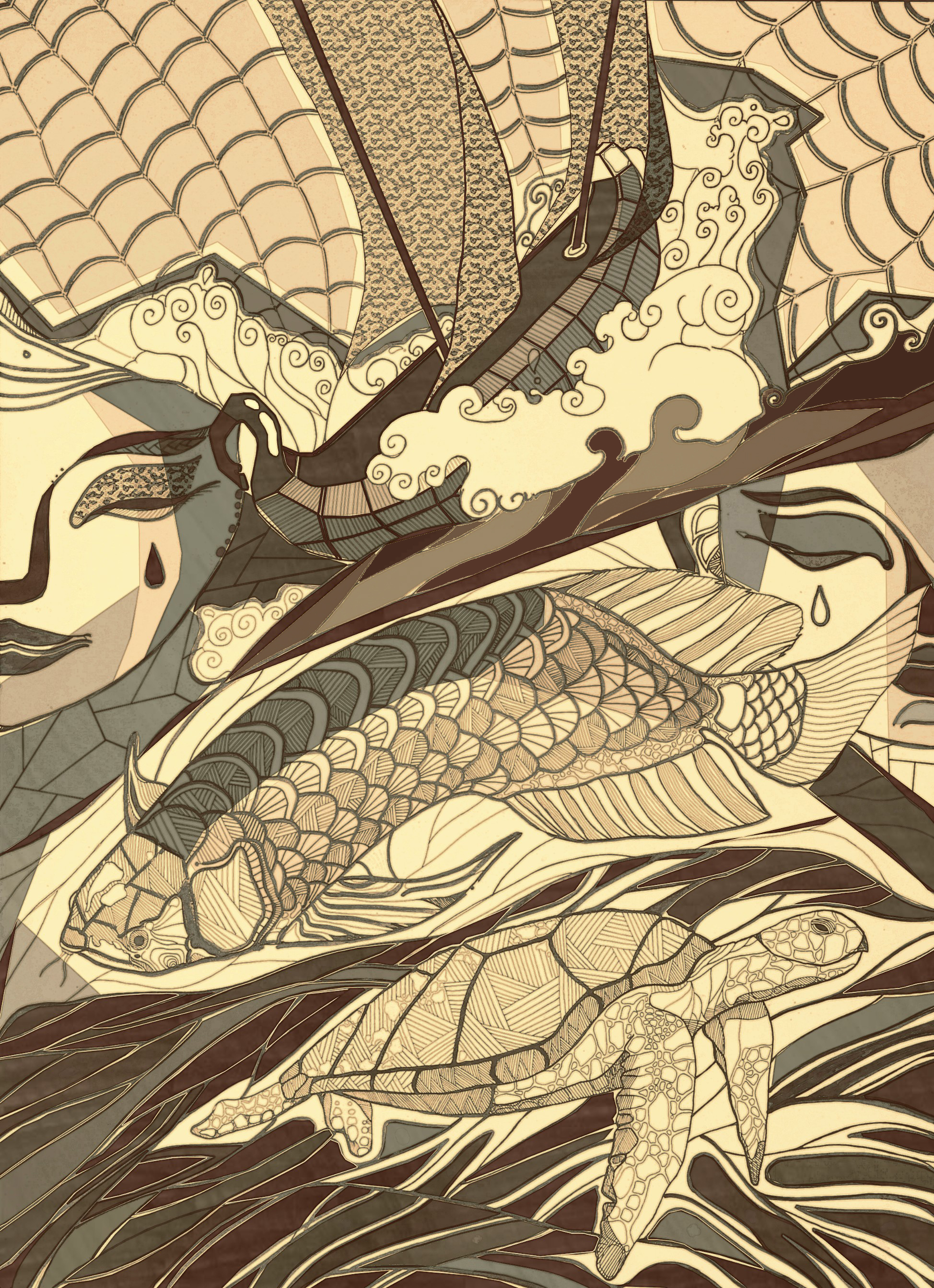 Hand drawn，advertisement，Portfolio layout，Logo design，