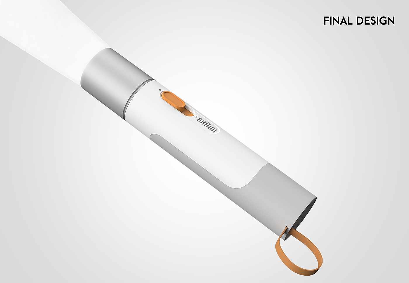 Flashlight，Dieter Rams，braun，charge，innovate，
