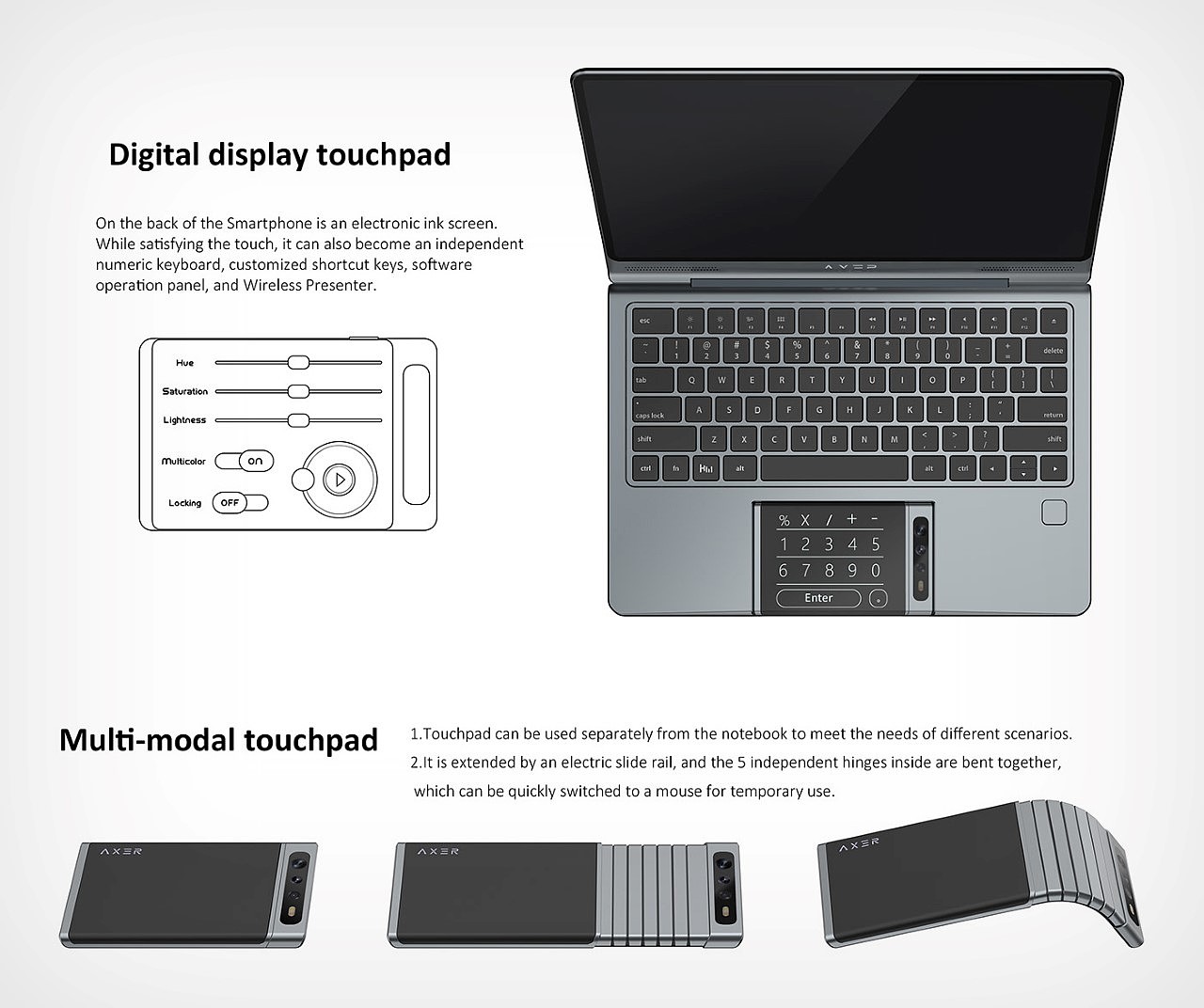 intelligence，notebook，mobile phone，AIO Phone-book，mouse，