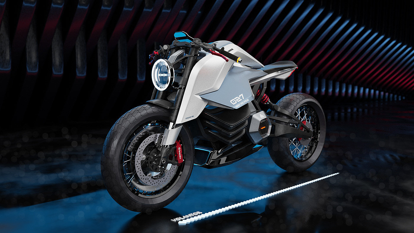 VOLANTOR CafeRacer，Electric motorcycle，vehicle，racing，