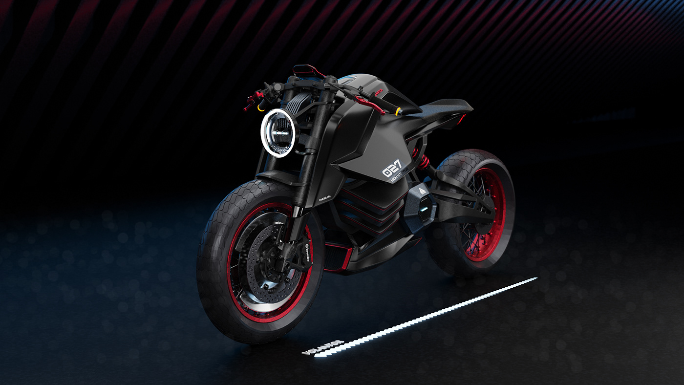 VOLANTOR CafeRacer，Electric motorcycle，vehicle，racing，