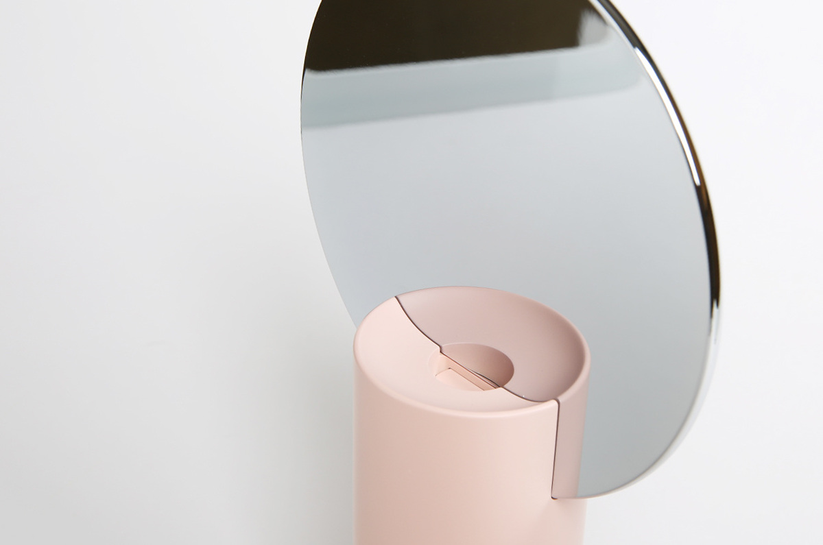 Maiden heart，intelligence，bracket，table，lamp，Home Furnishing，Pink，