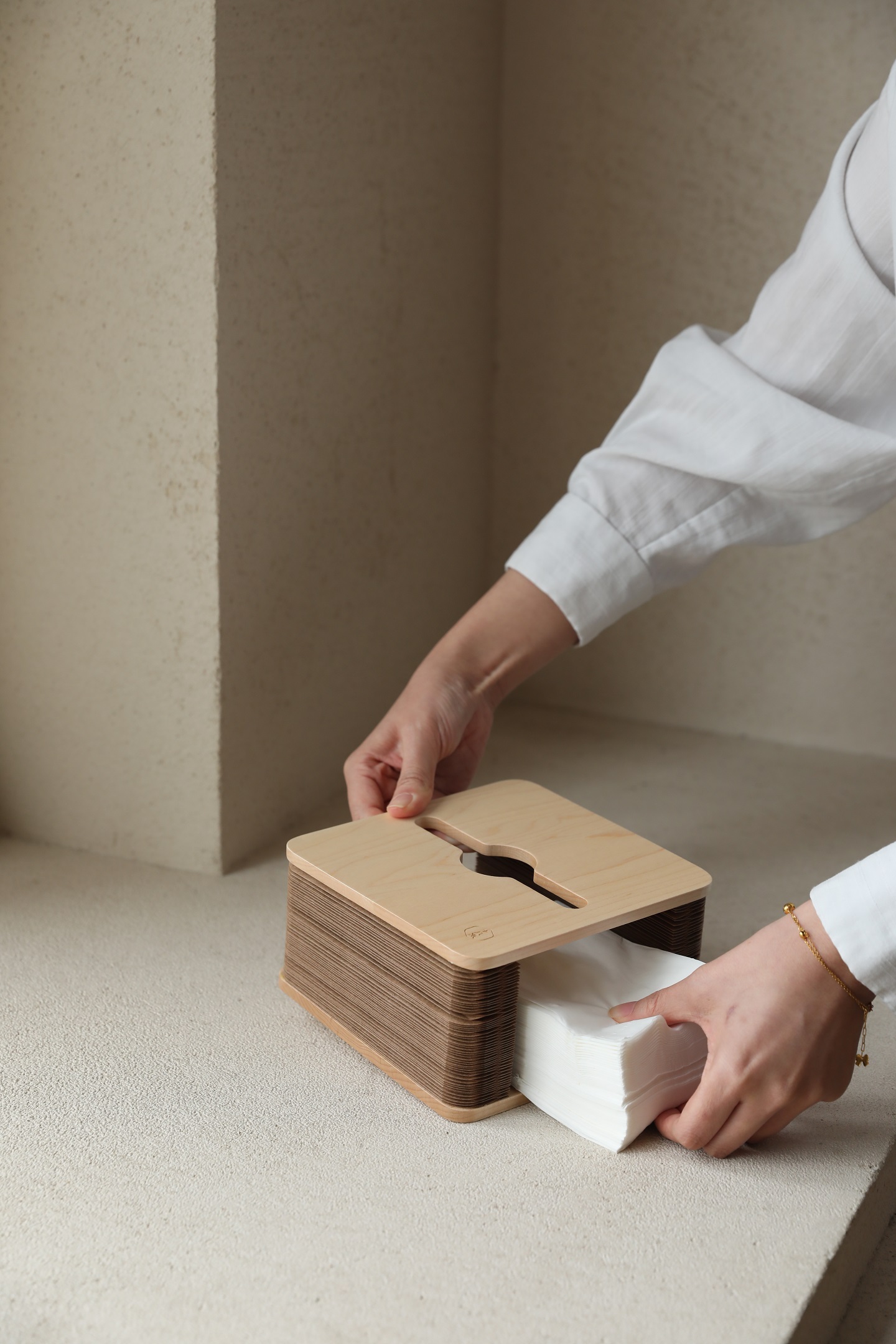 Tissue box，Honeycomb Structure ，Fresh and simple，Creative Tissue Boxes ，Original design，Organ tissue box，Japanese wind，good-looking，