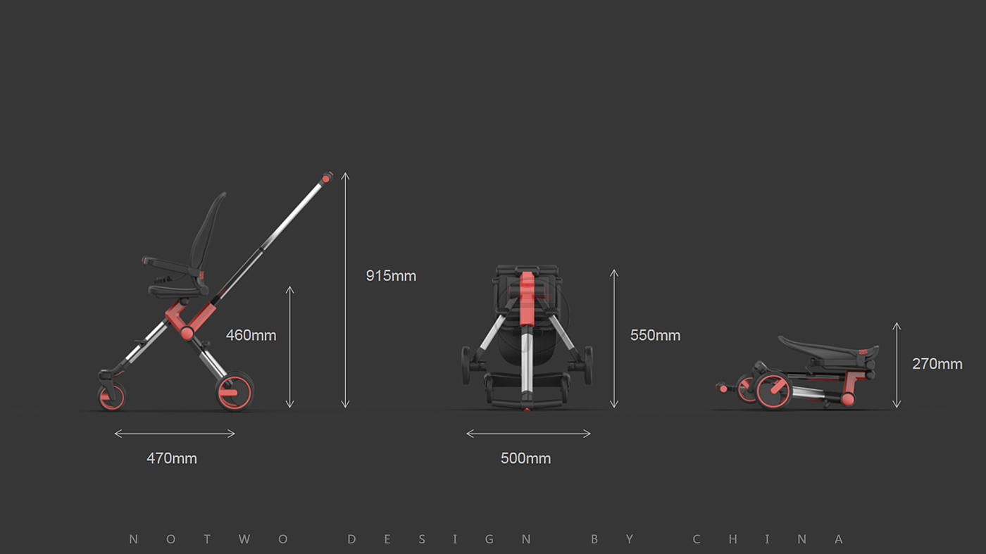 儿童车，NotwoDesign，不二设计，