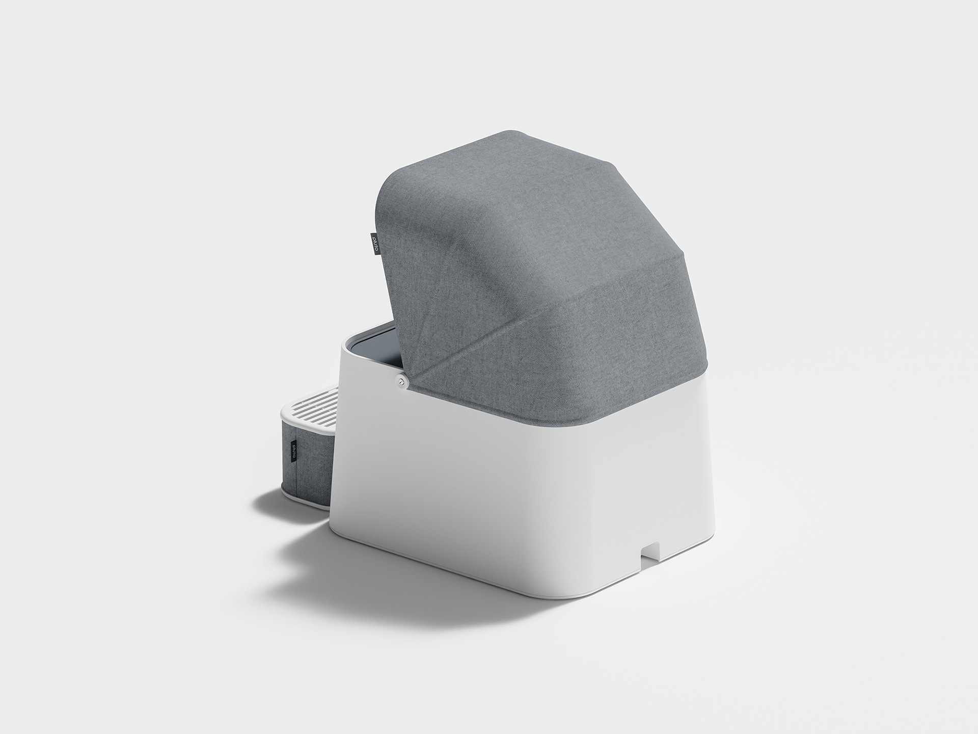 Cat litter cube，Cat Toilet，Pluto，white，