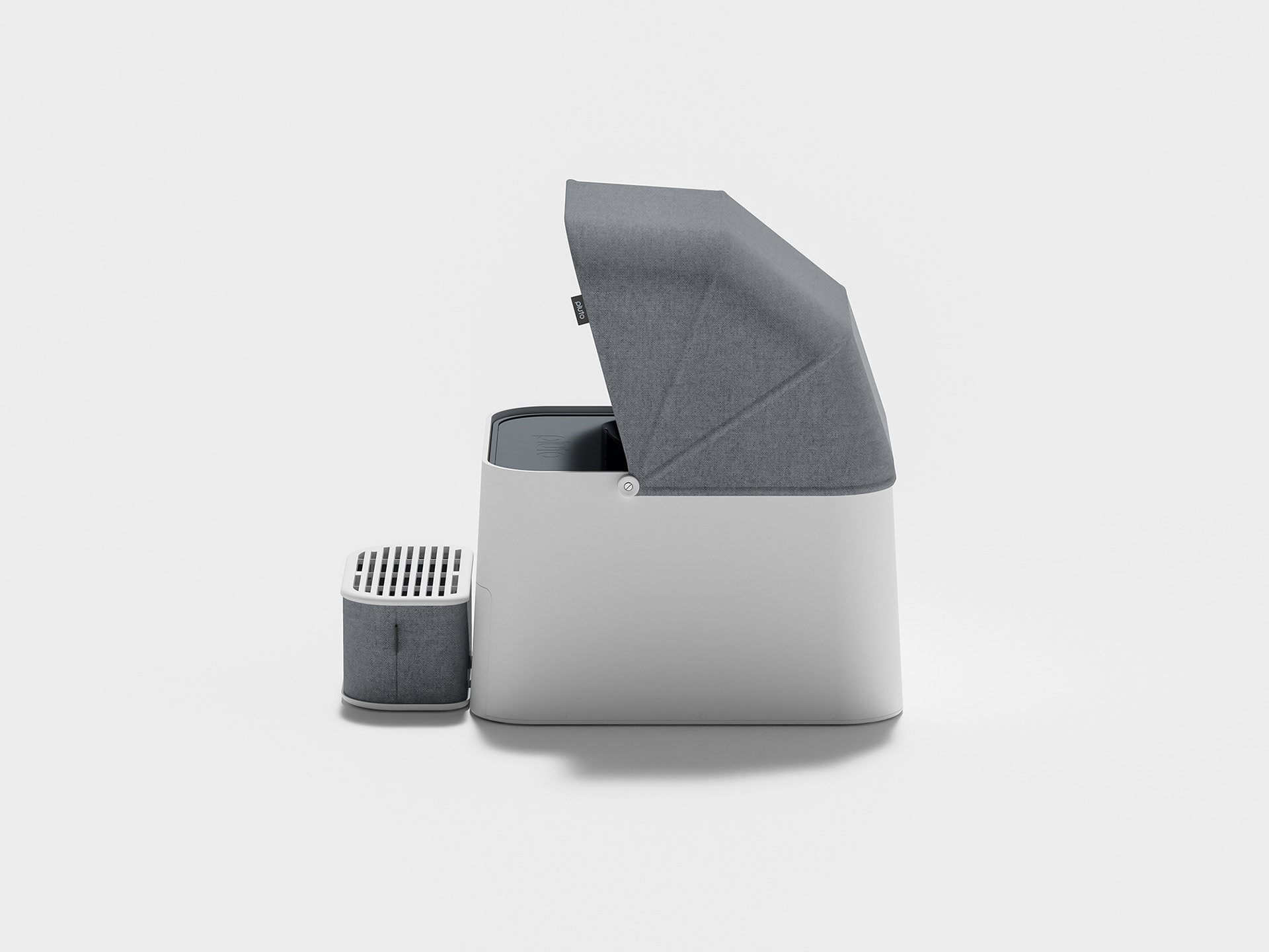 Cat litter cube，Cat Toilet，Pluto，white，