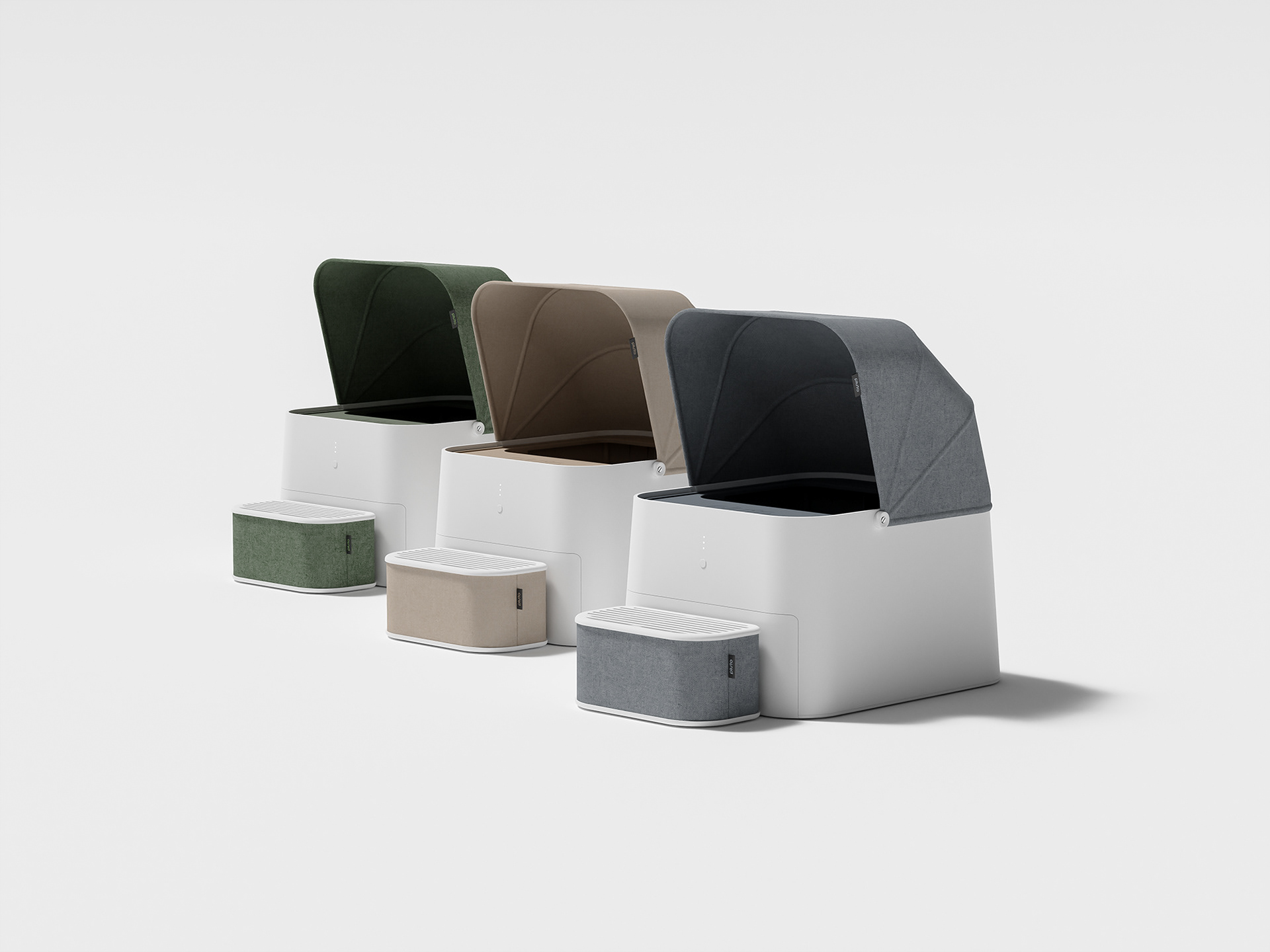 Cat litter cube，Cat Toilet，Pluto，white，