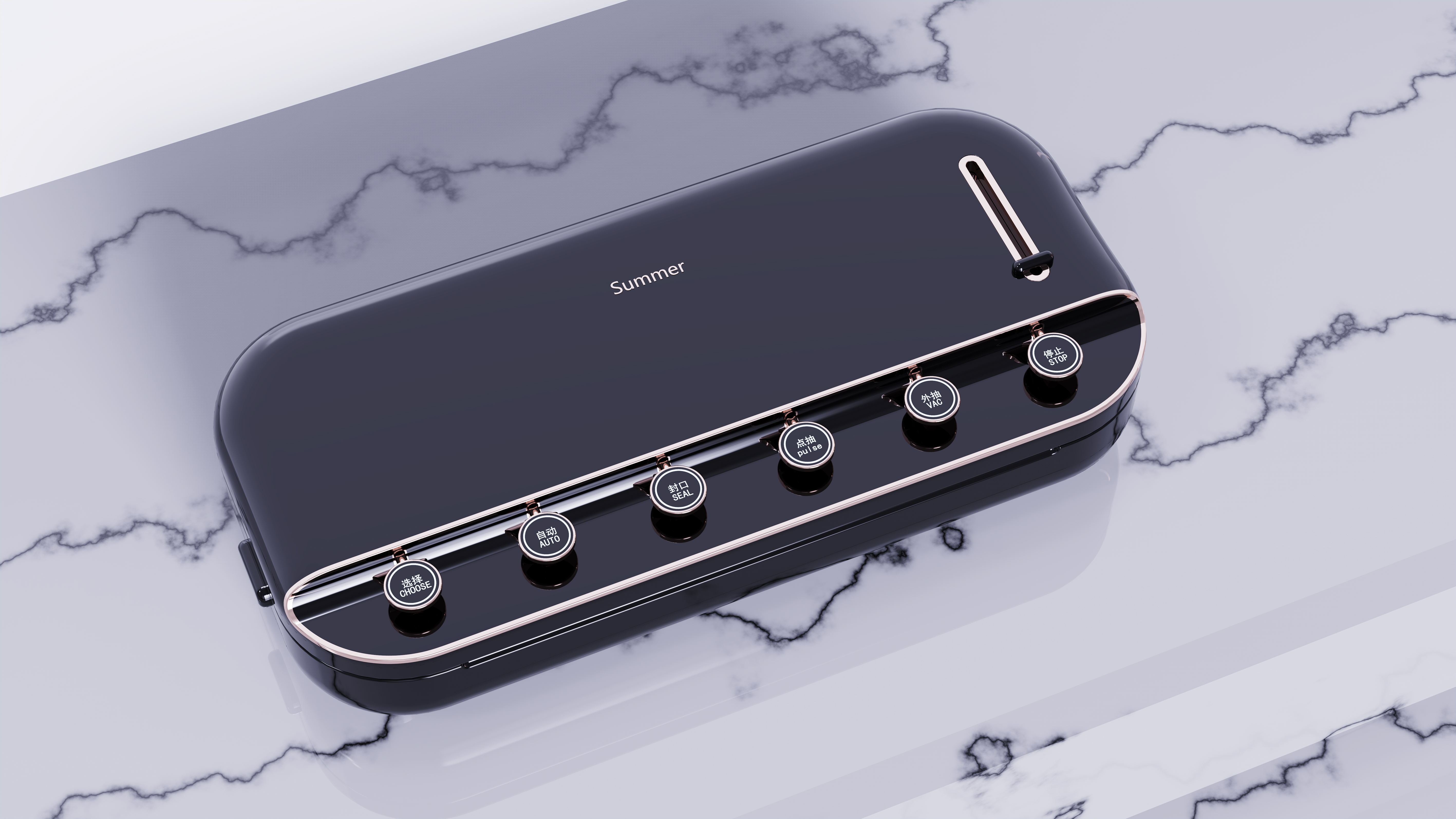 Vacuum packaging machine，Light luxury wind，