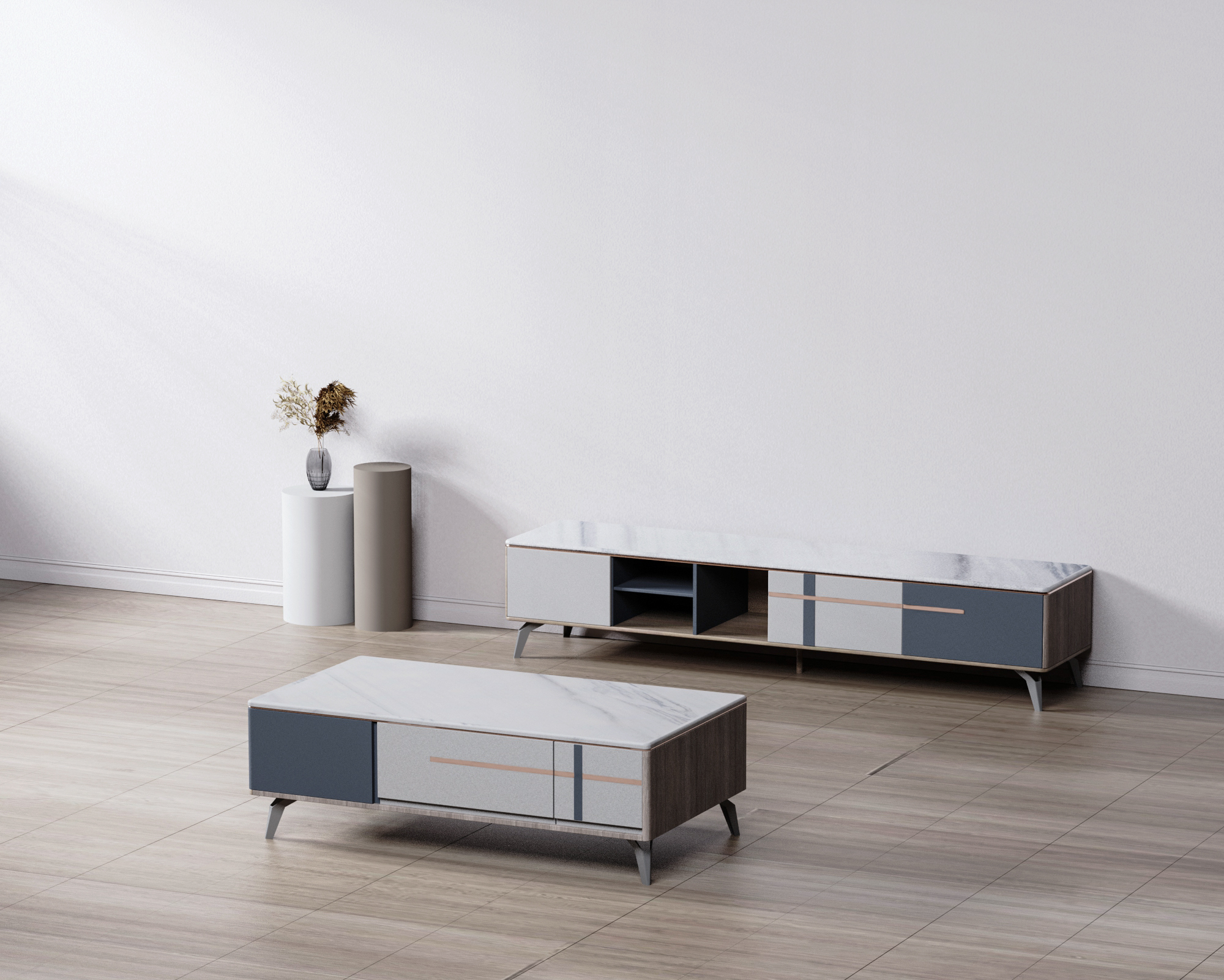 furniture design ，tea table，a living room，indoor，