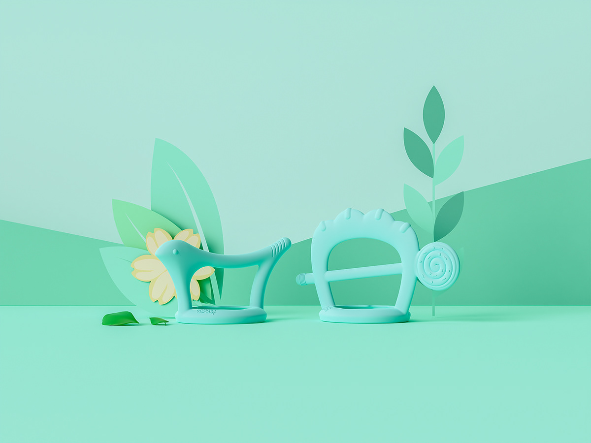 Dental gum，baby，Wearing gum，