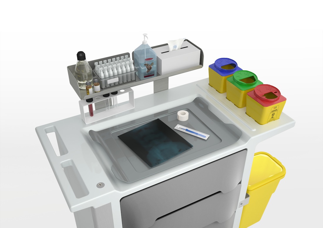 Medical waste，Recycling tools，Collecting tool car，Trash Bin，