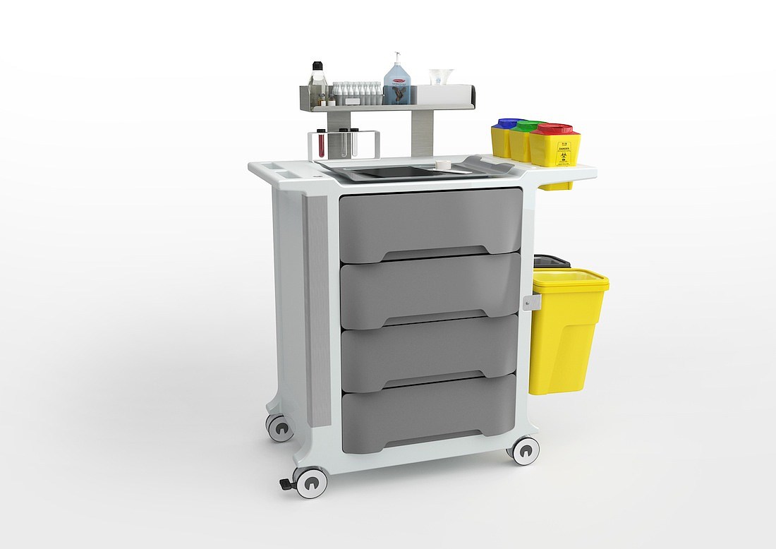 Medical waste，Recycling tools，Collecting tool car，Trash Bin，
