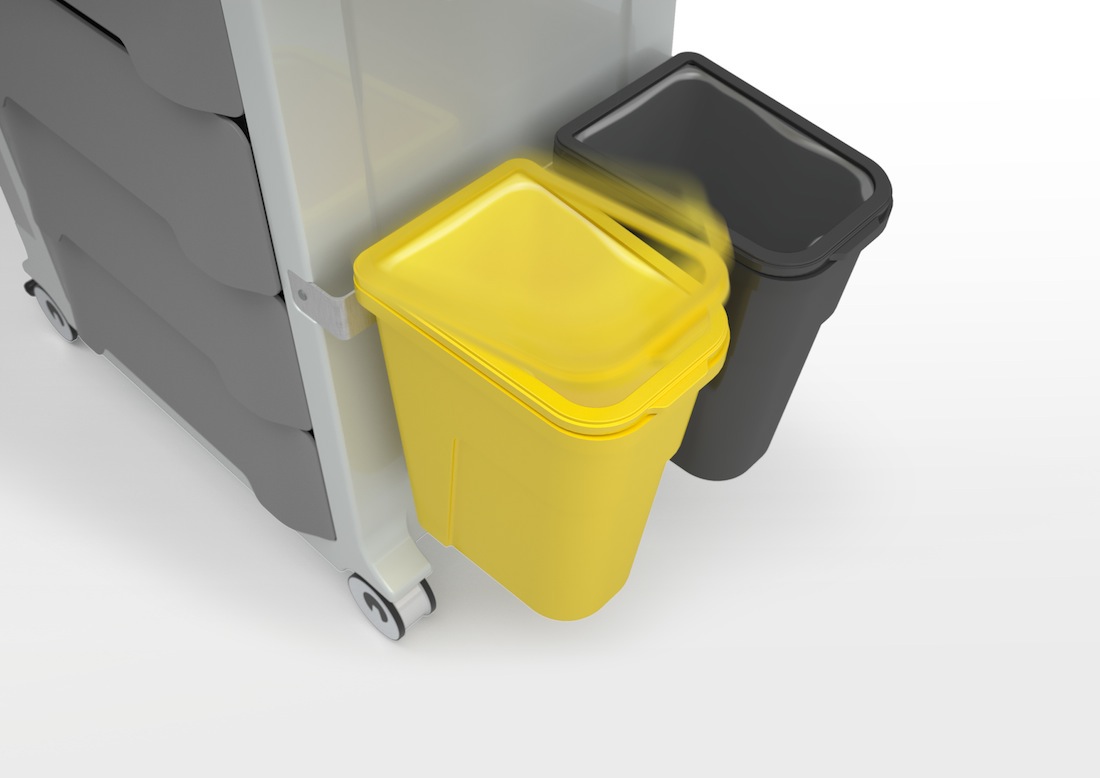 Medical waste，Recycling tools，Collecting tool car，Trash Bin，