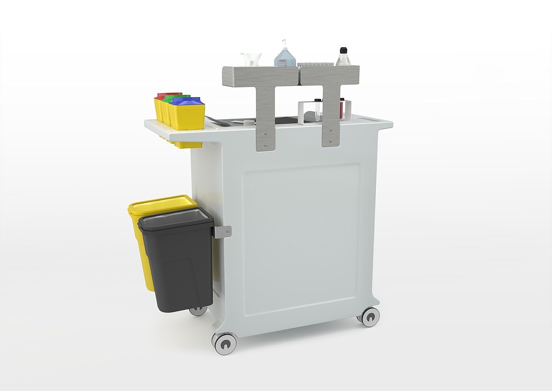 Medical waste，Recycling tools，Collecting tool car，Trash Bin，