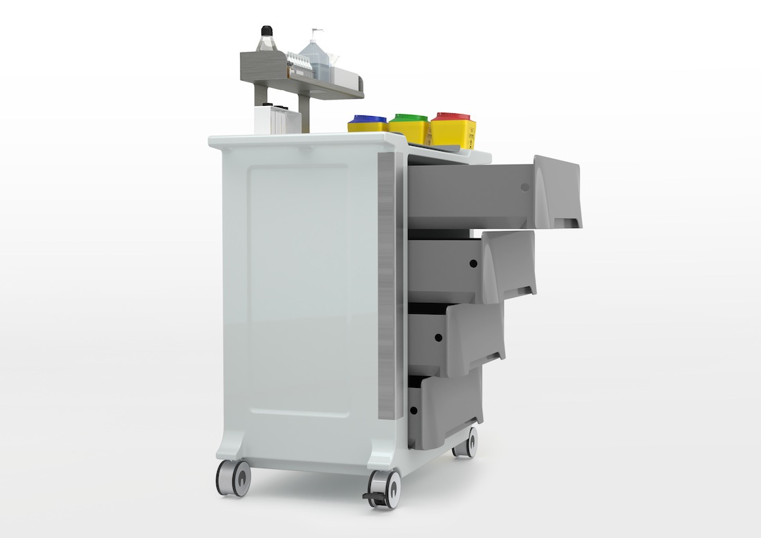 Medical waste，Recycling tools，Collecting tool car，Trash Bin，