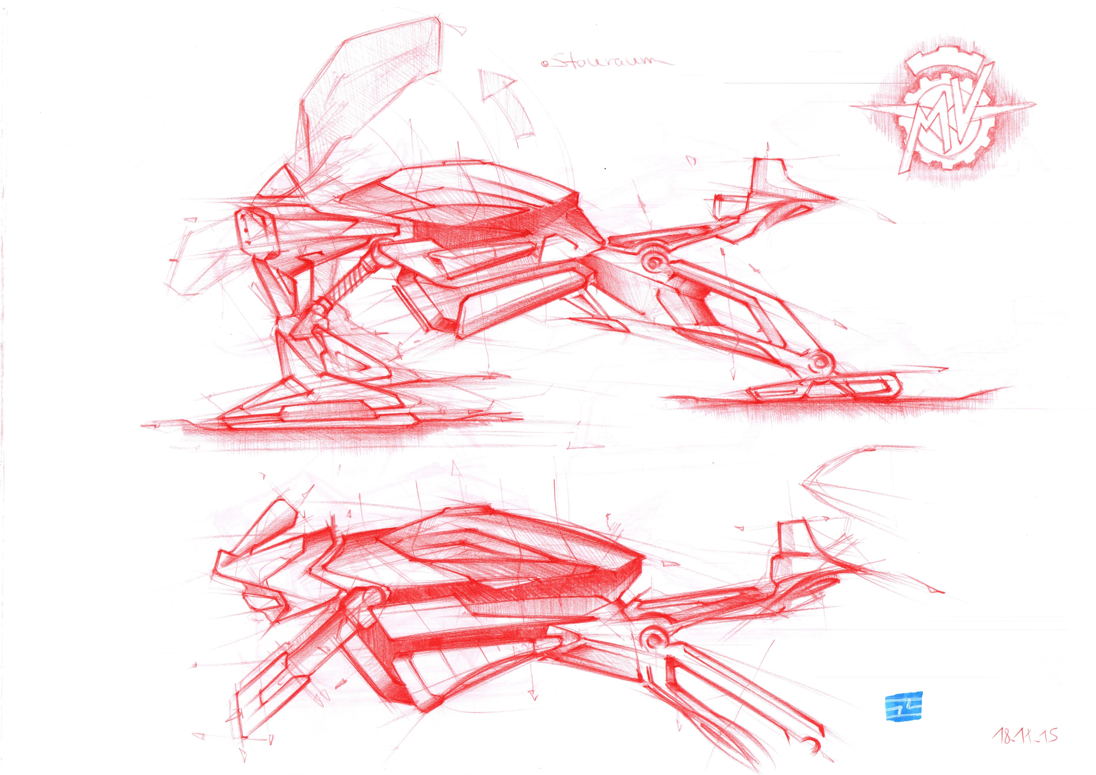 Little picture book of the great God，ball pen，Hand drawn，