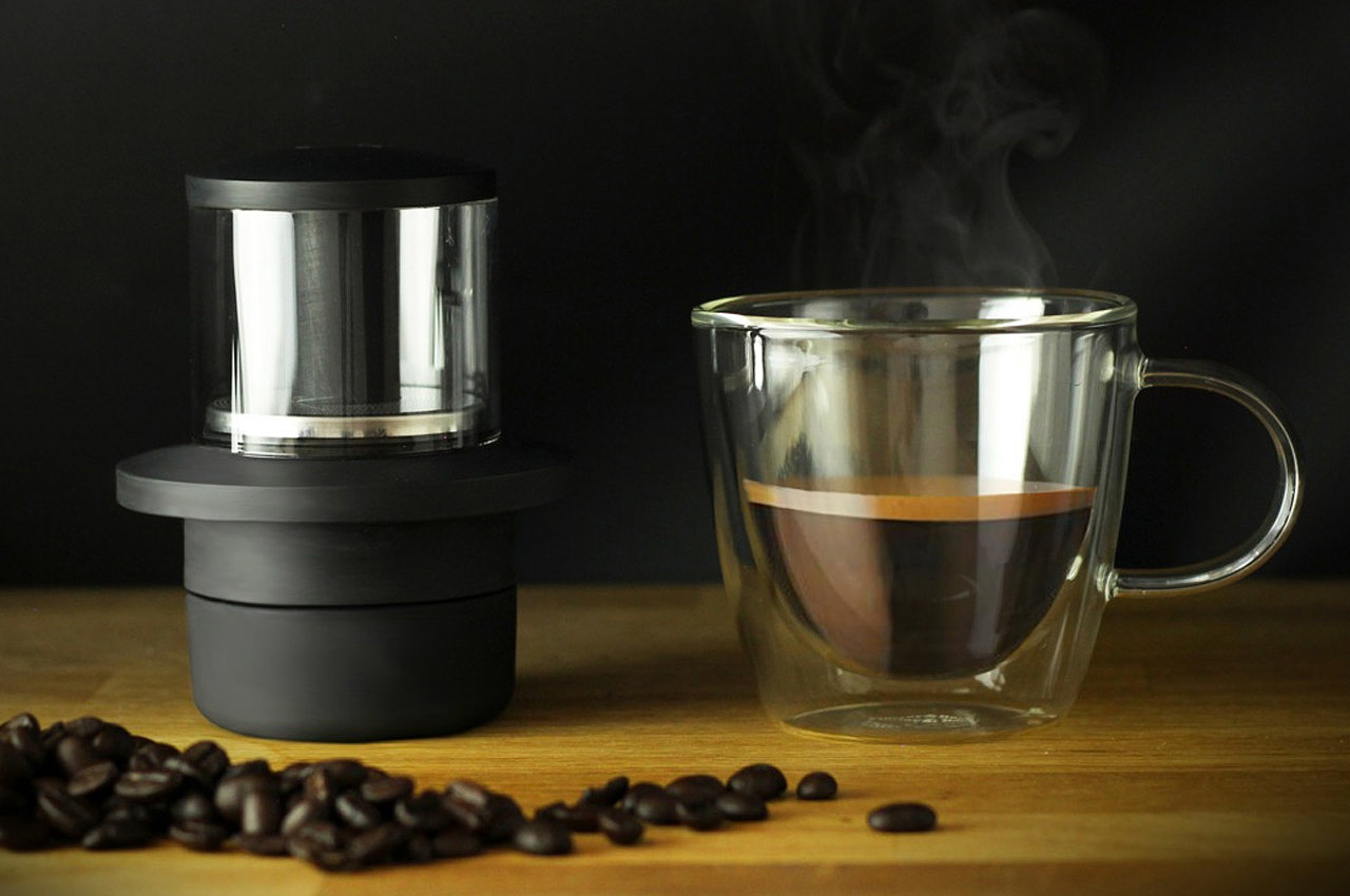 咖啡机，微型，黑色，便携，COFFEEJACK，