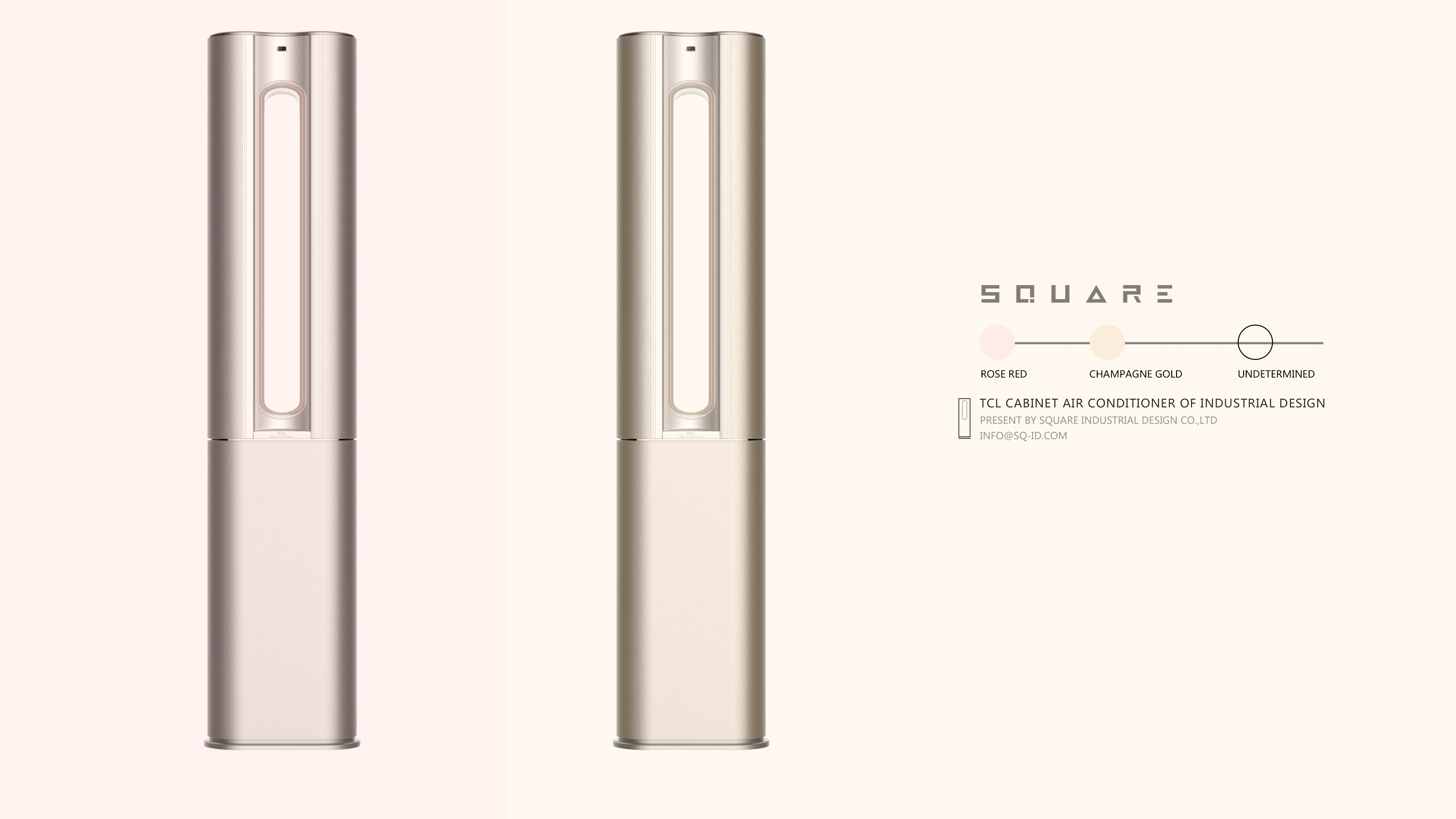 Block design，product design，air conditioner，No wind feeling，purify，humidification，