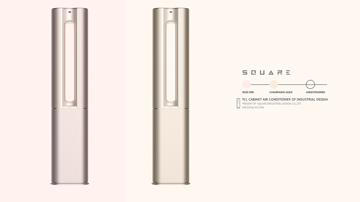 Block design，product design，air conditioner，No wind feeling，purify，humidification，