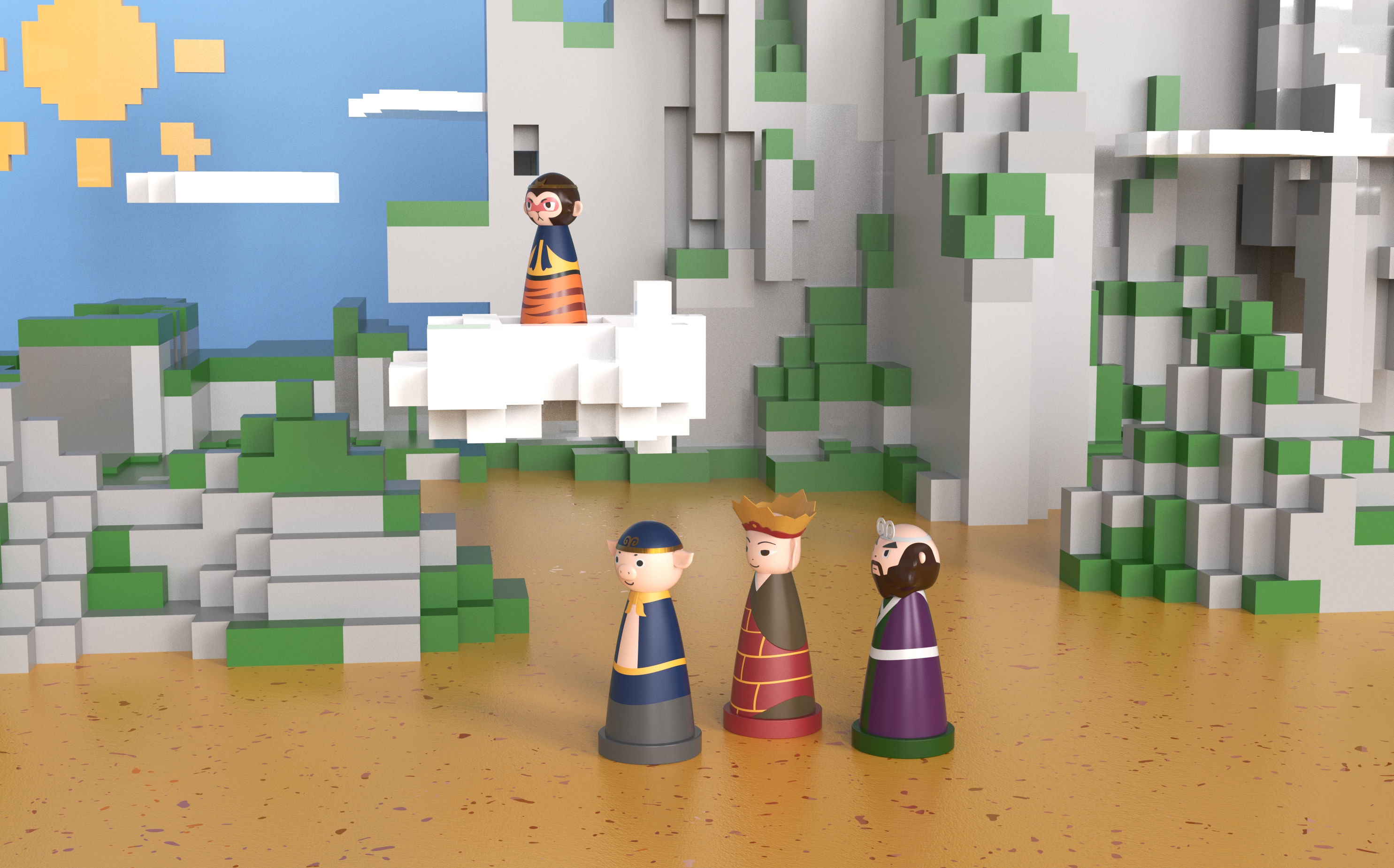 Story machine, jigsaw puzzle，