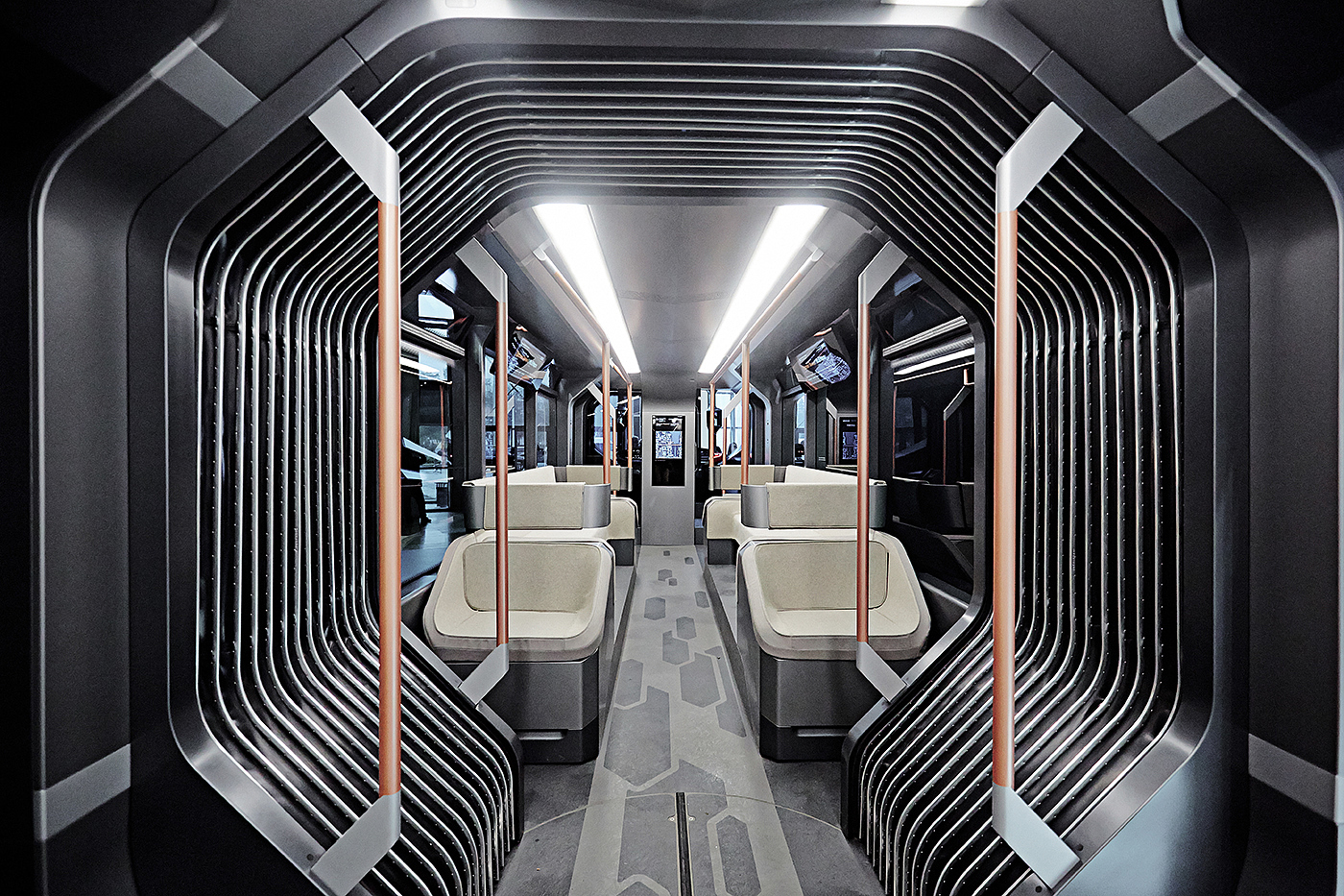 R1 tram，vehicle，Russia，Automobile design，Automotive interior，