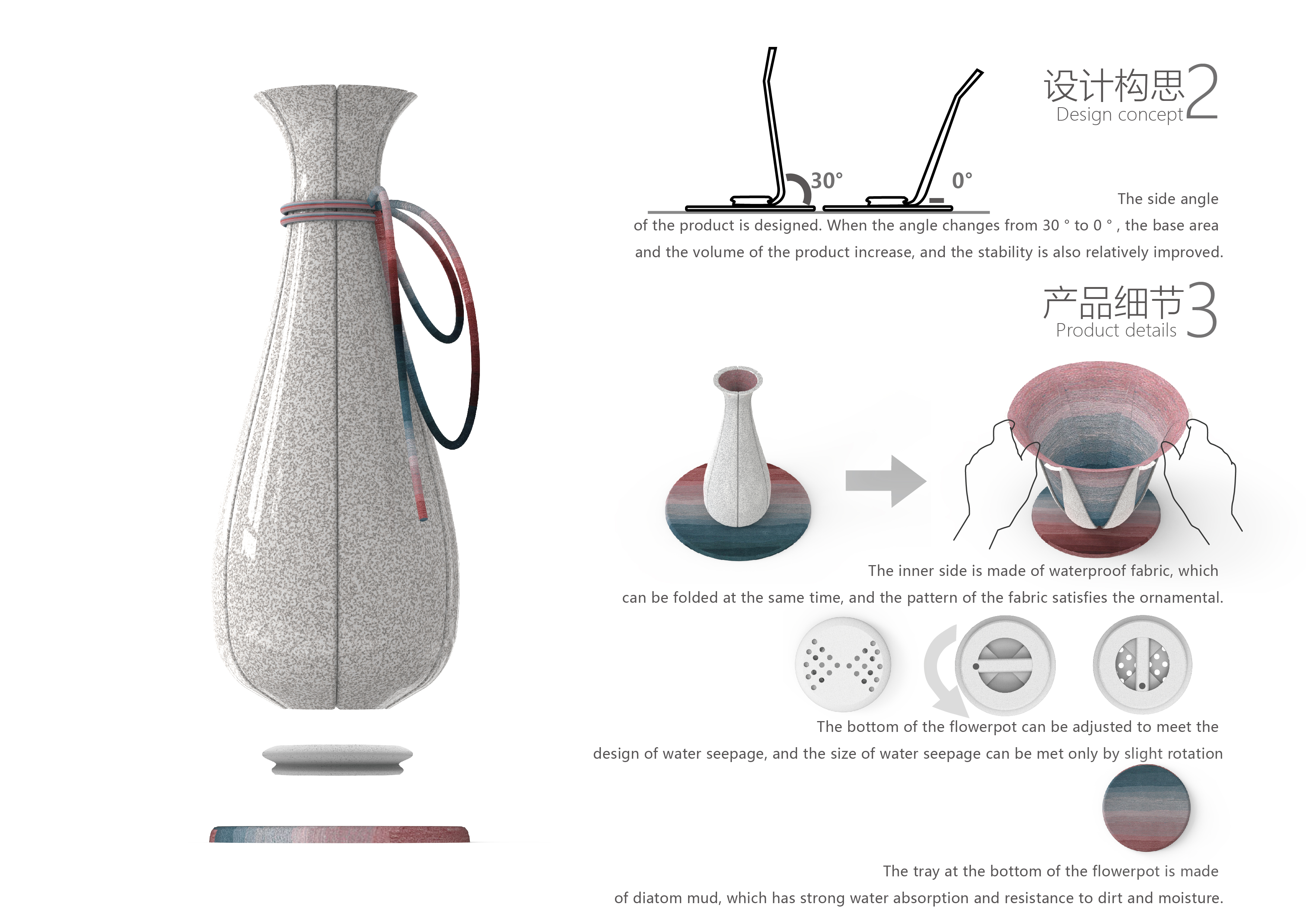 Flowerpot，vase，originality，flower，student，Culture，life，home，