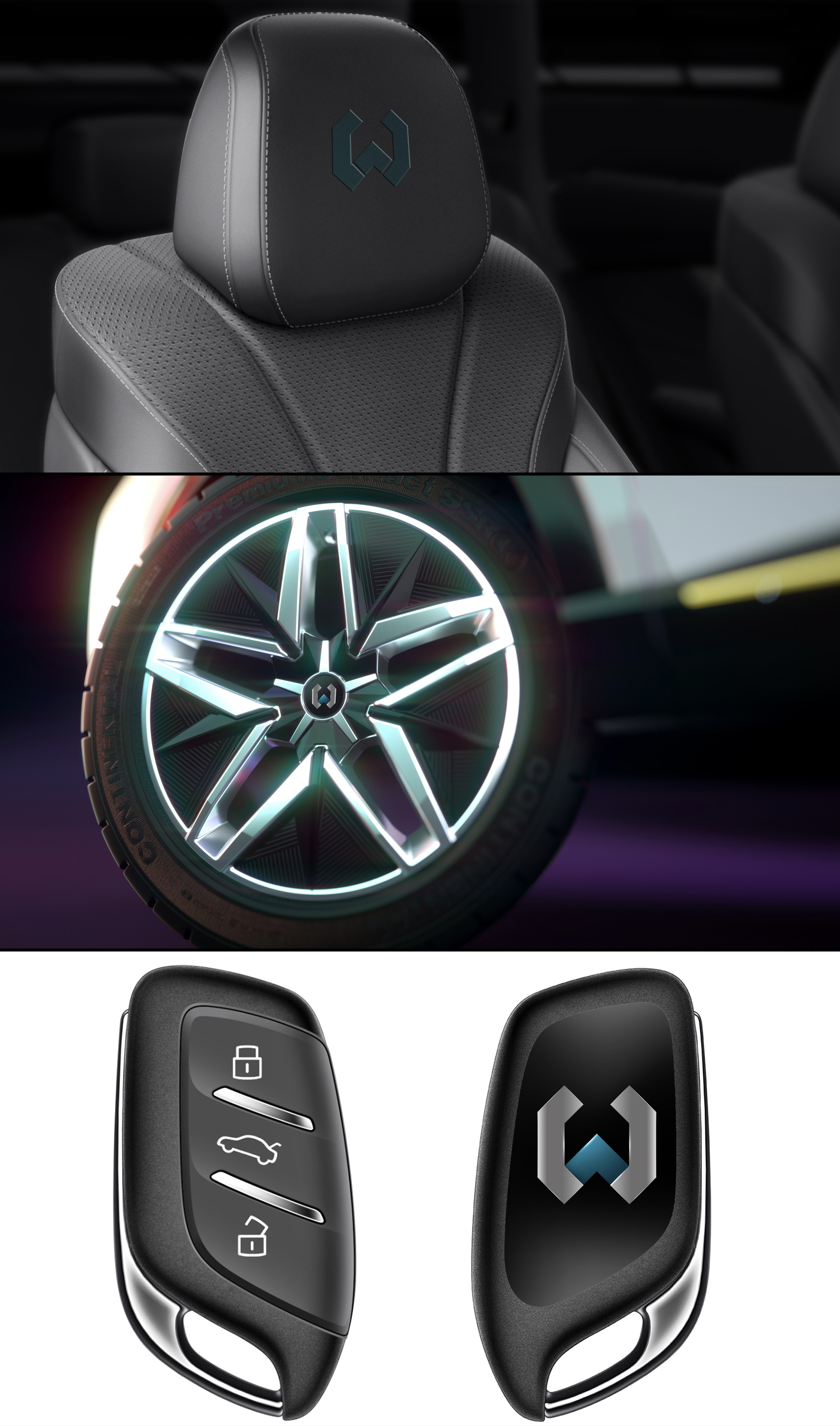 Roewe auto whale logo，