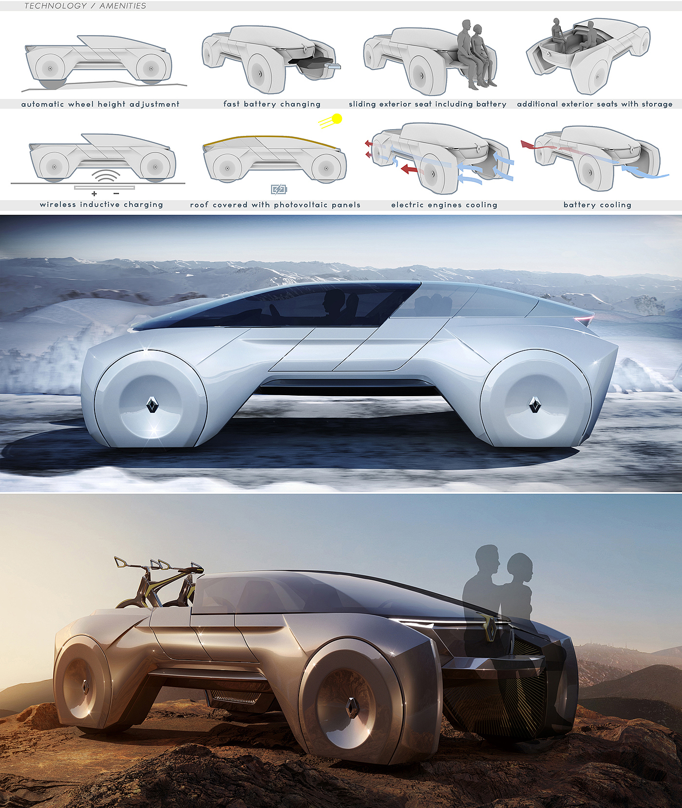 renault subtil，概念车，造型独特，跑车，