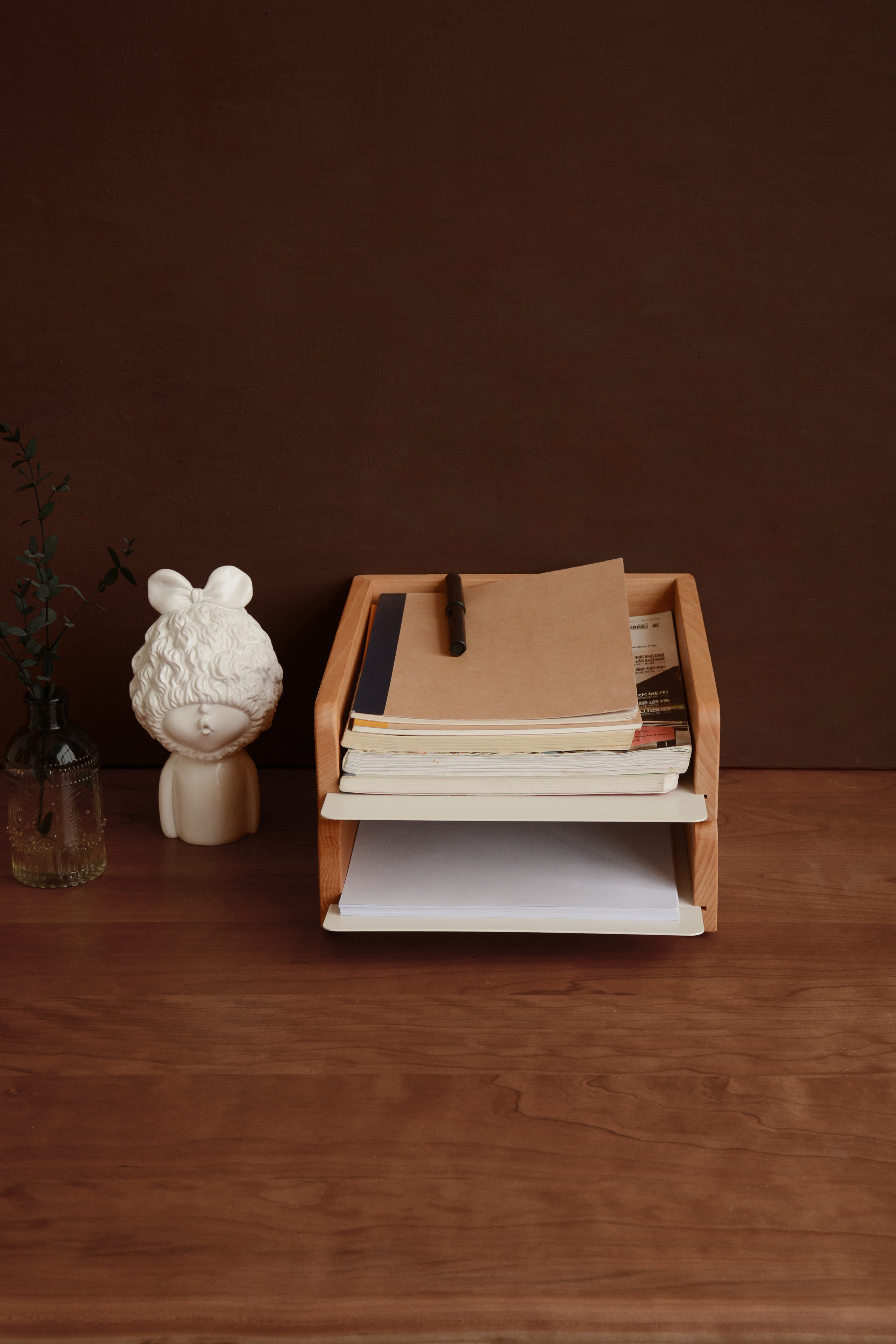 Desktop storage，A4 paper storage rack，Table rack，
