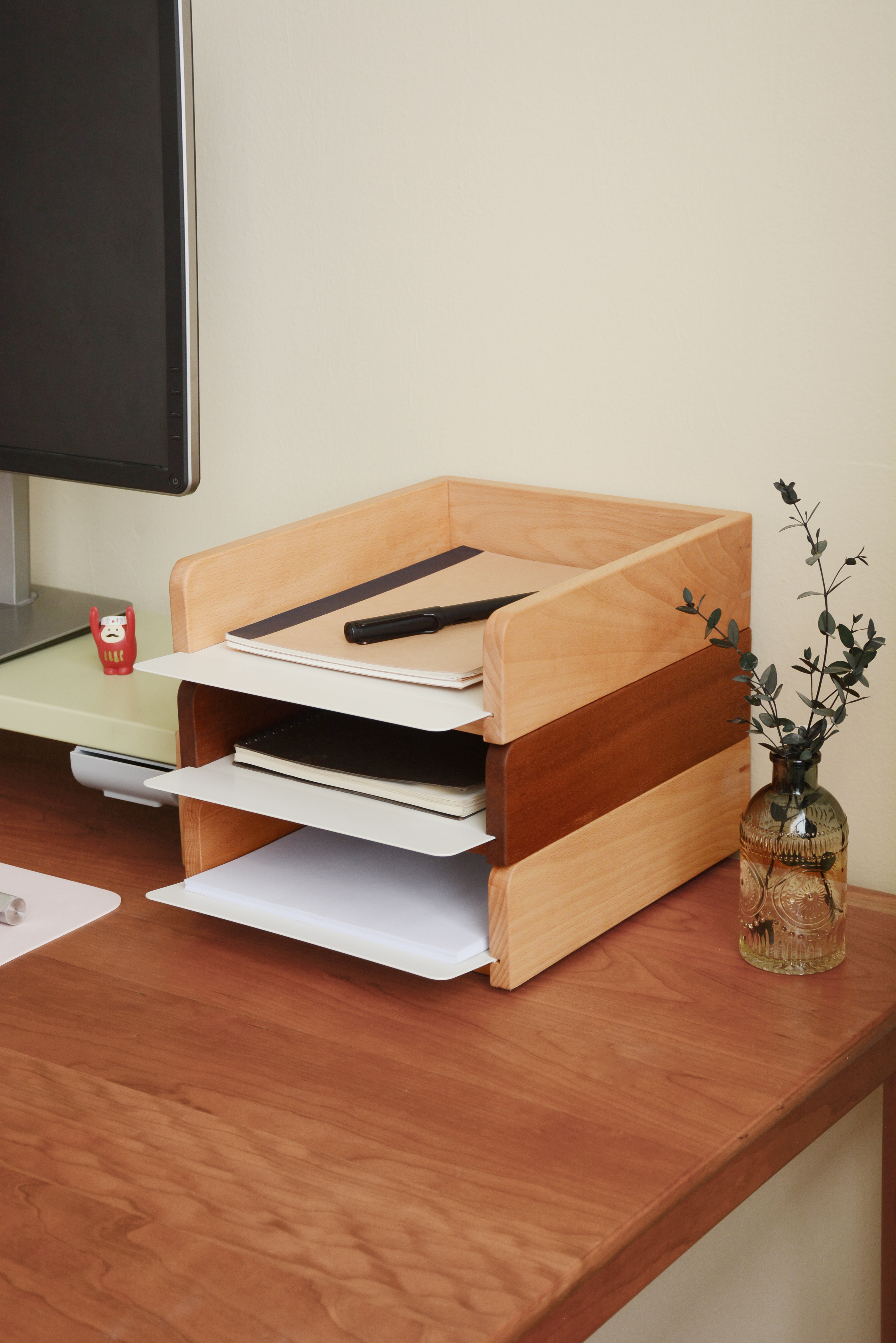 Desktop storage，A4 paper storage rack，Table rack，