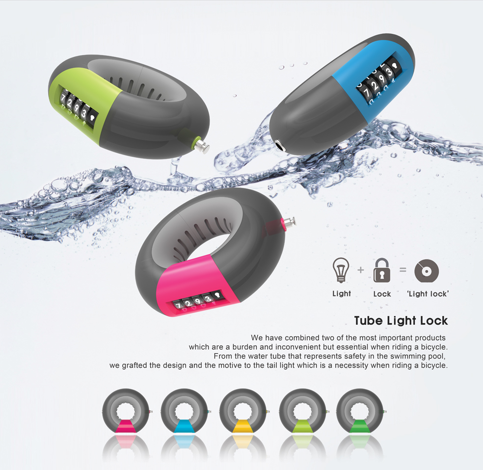 LED lamp，number，Car lock，Bicycle，