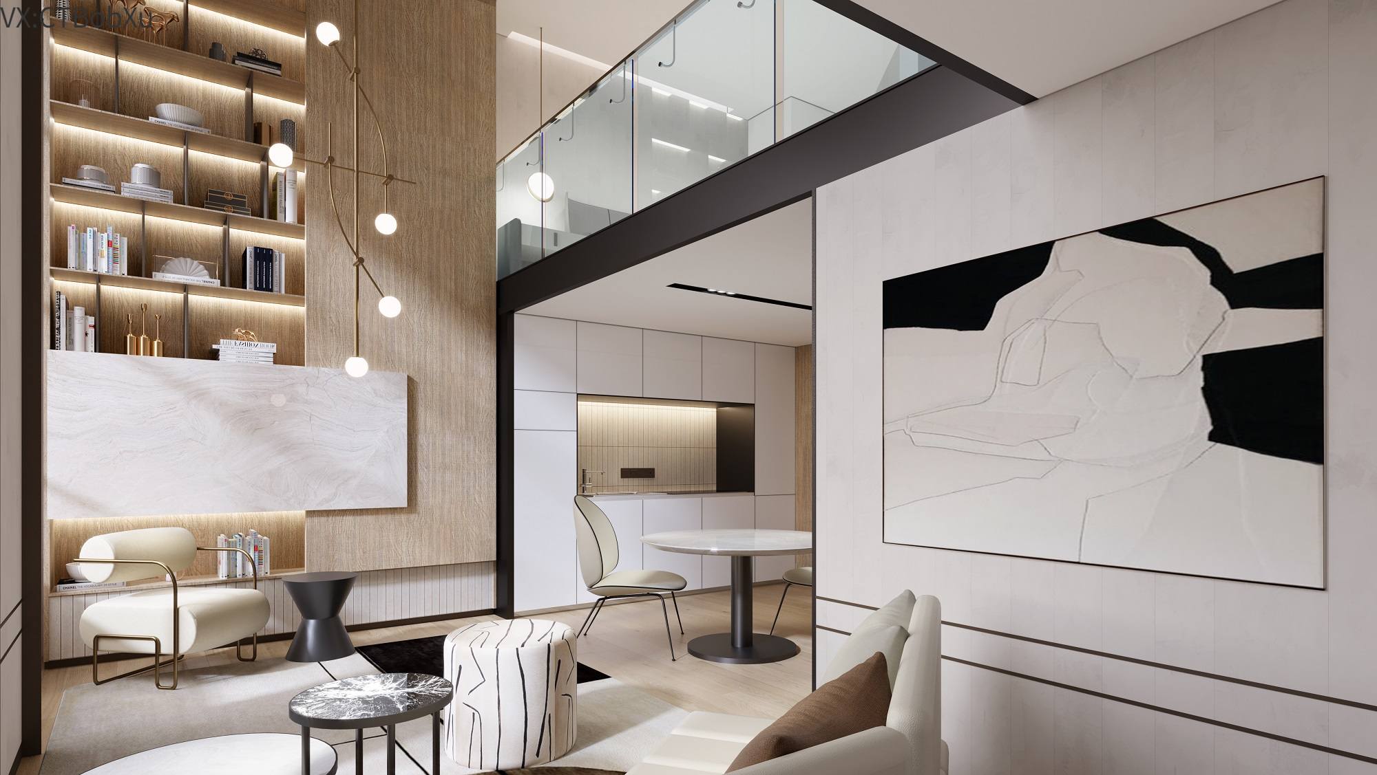 Meichen，design sketch，indoor，Architecture，space，Design，business，home decoration，