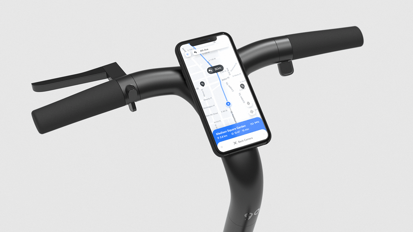 go，Electric scooter，Mobile traffic UI，