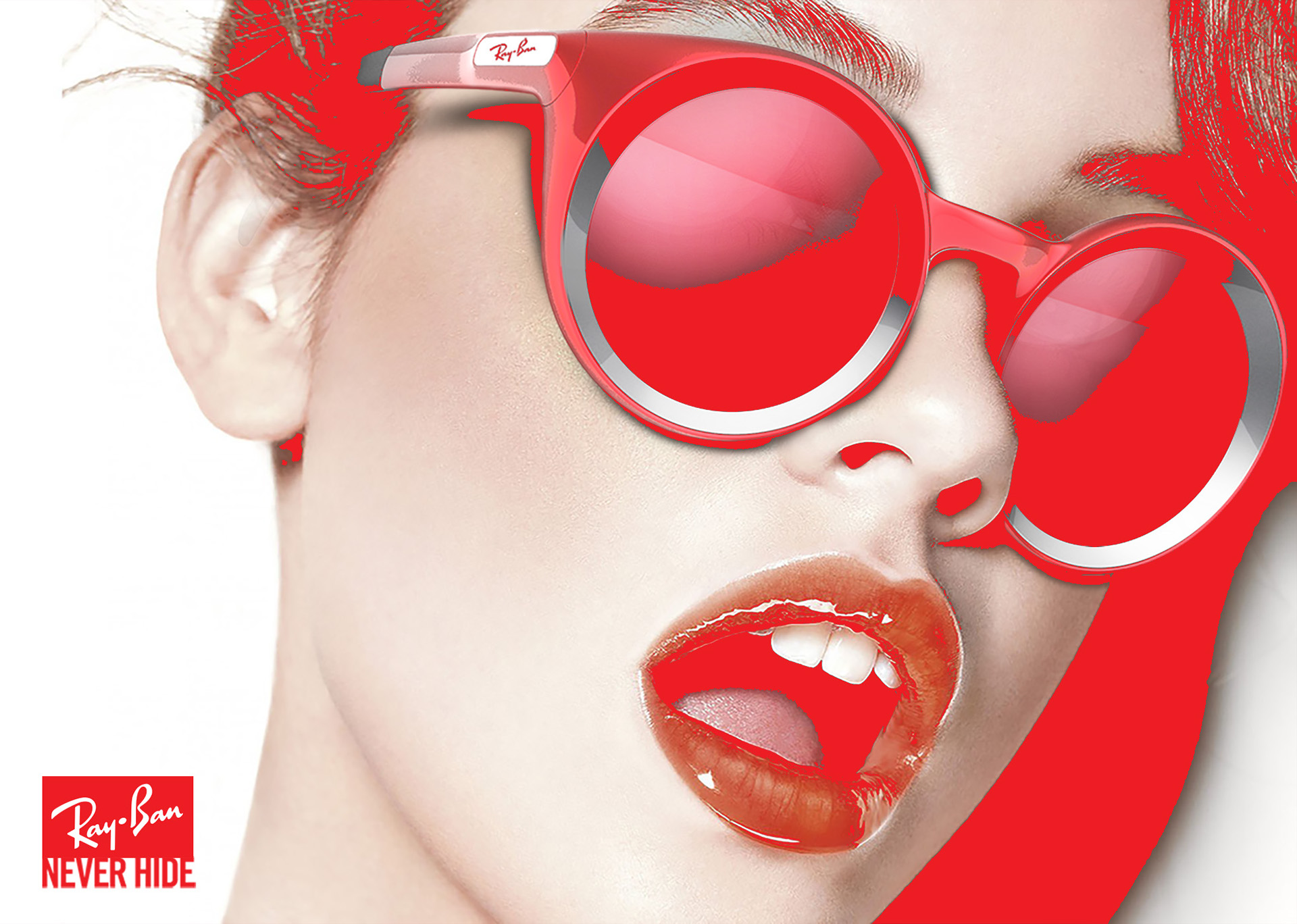 Millennium，female sex，Ray Ban，glasses，Lei Peng，Sunglasses，