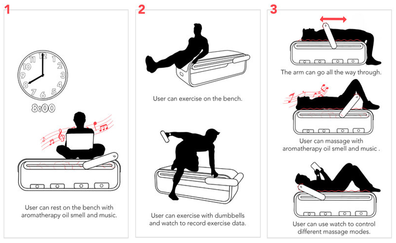 Ride a bike at home，Fitness equipment，massage，