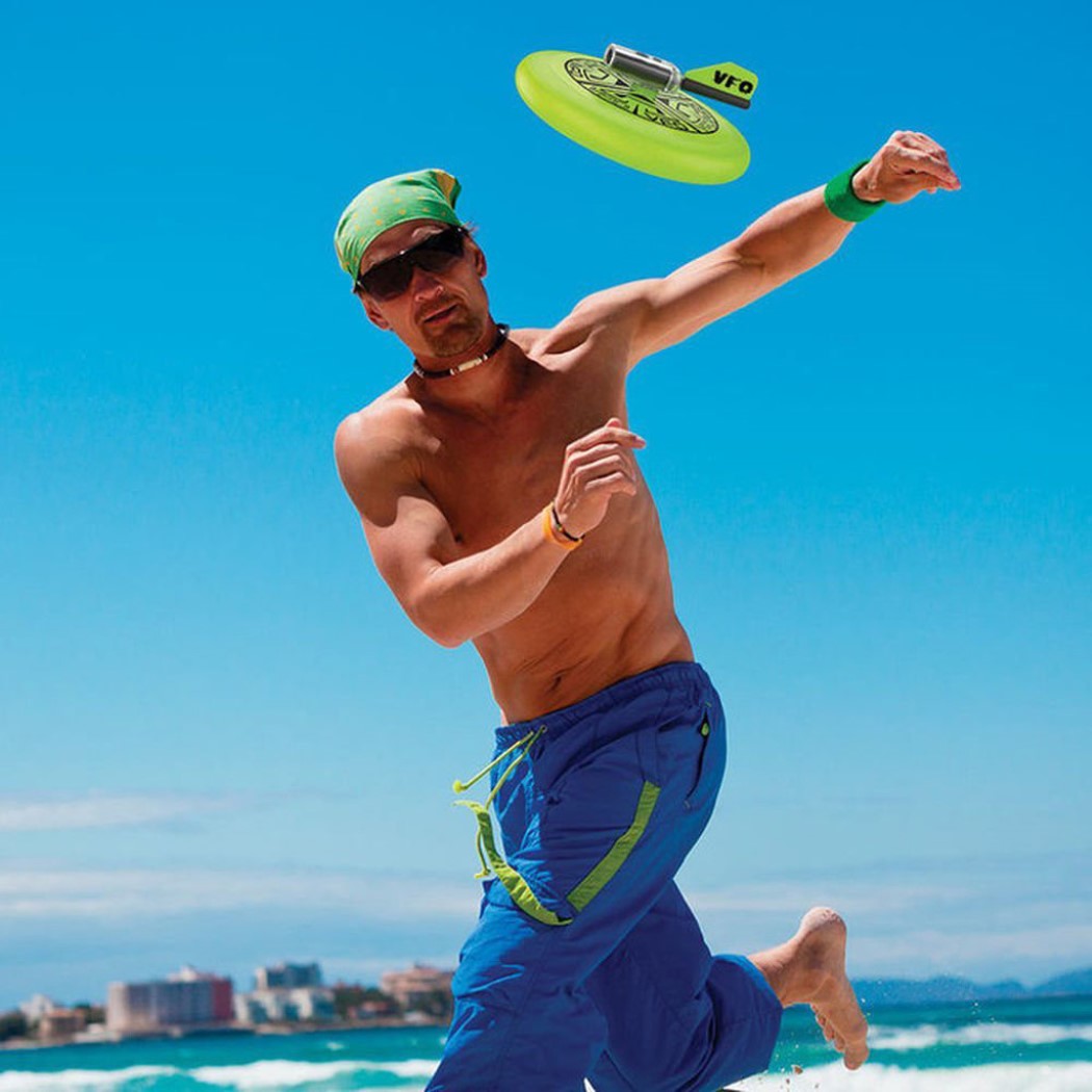 Frisbee，camera，High speed rotation，