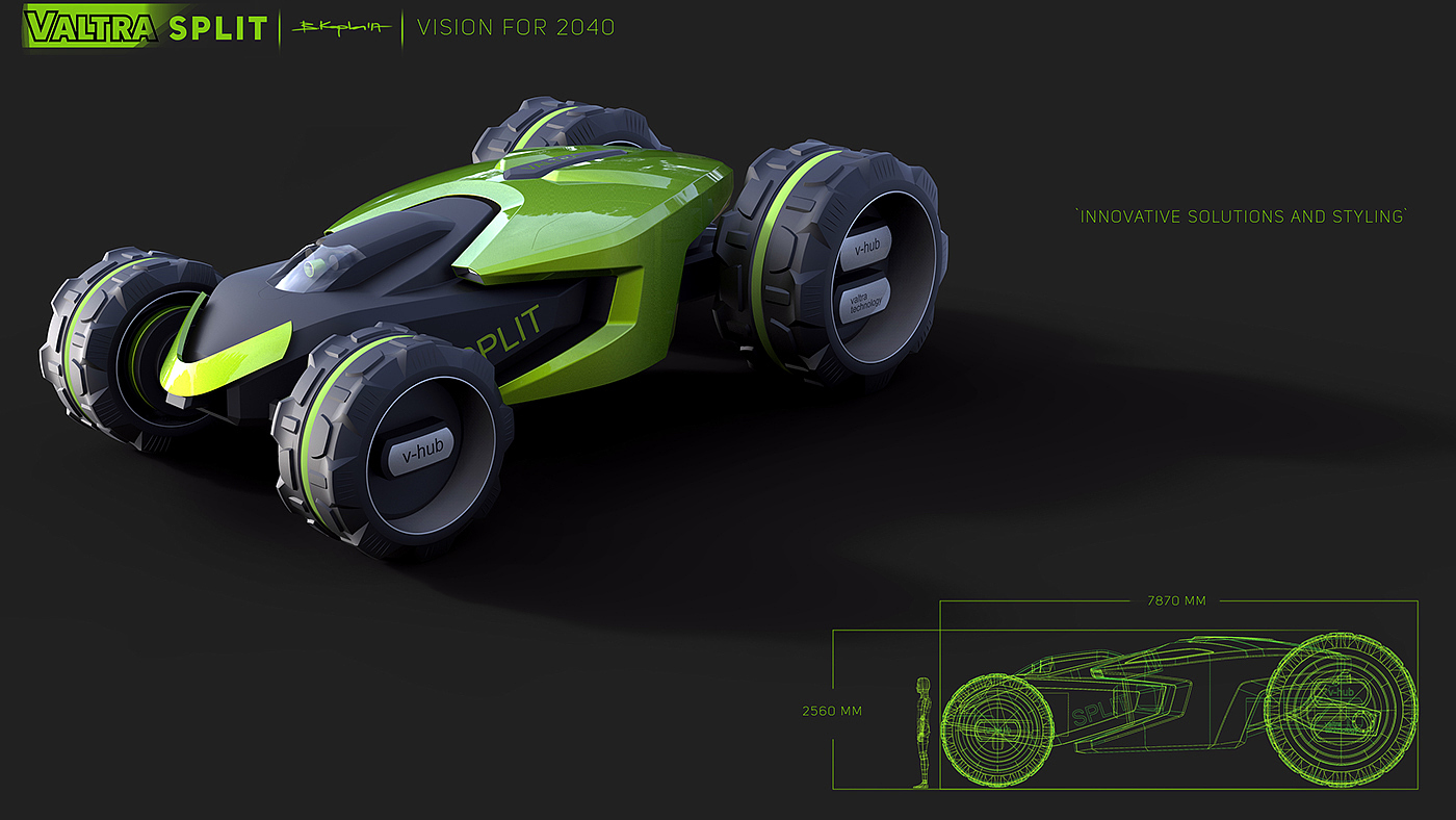 vehicle，green，racing，Design，concept，