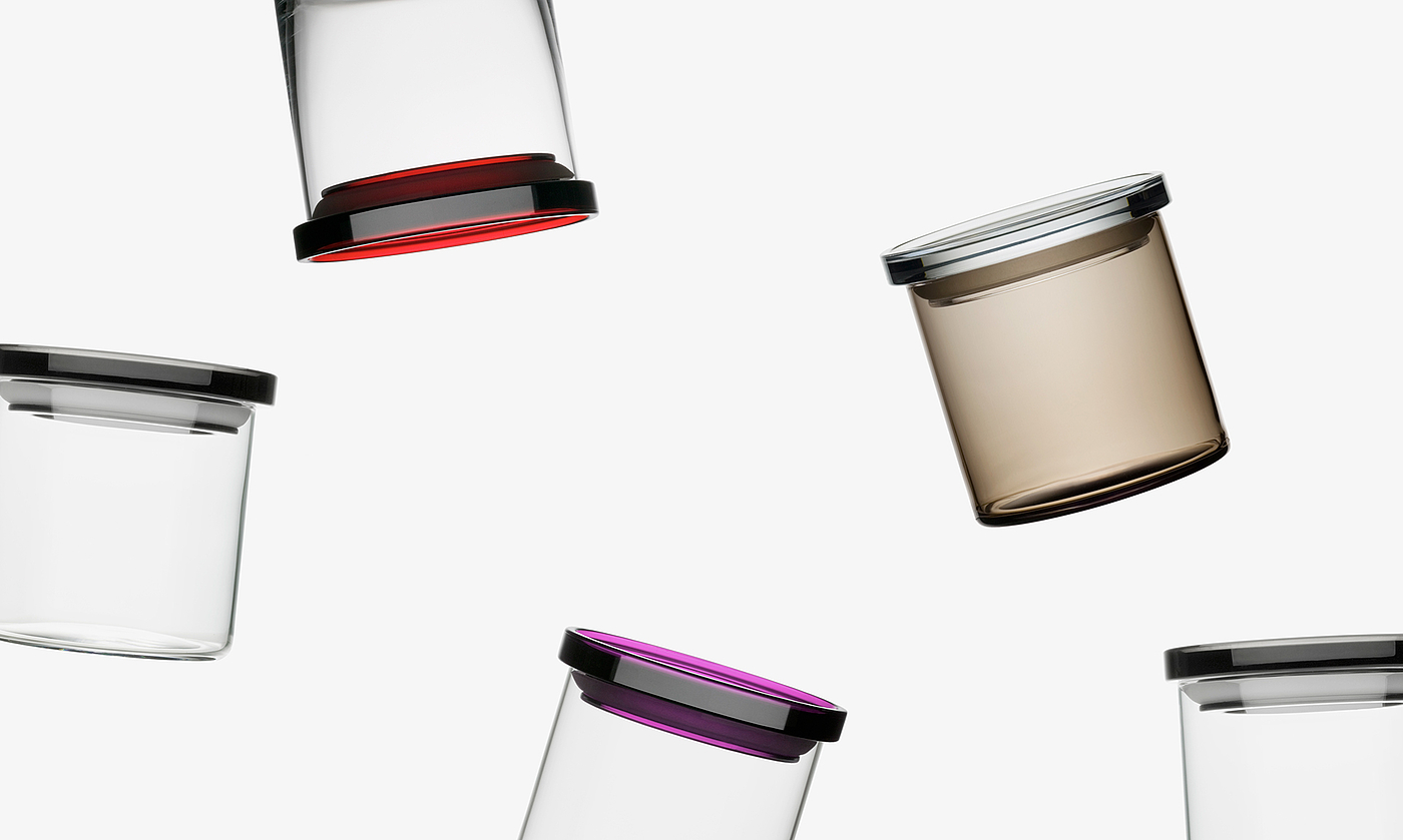 jar，Glass material，