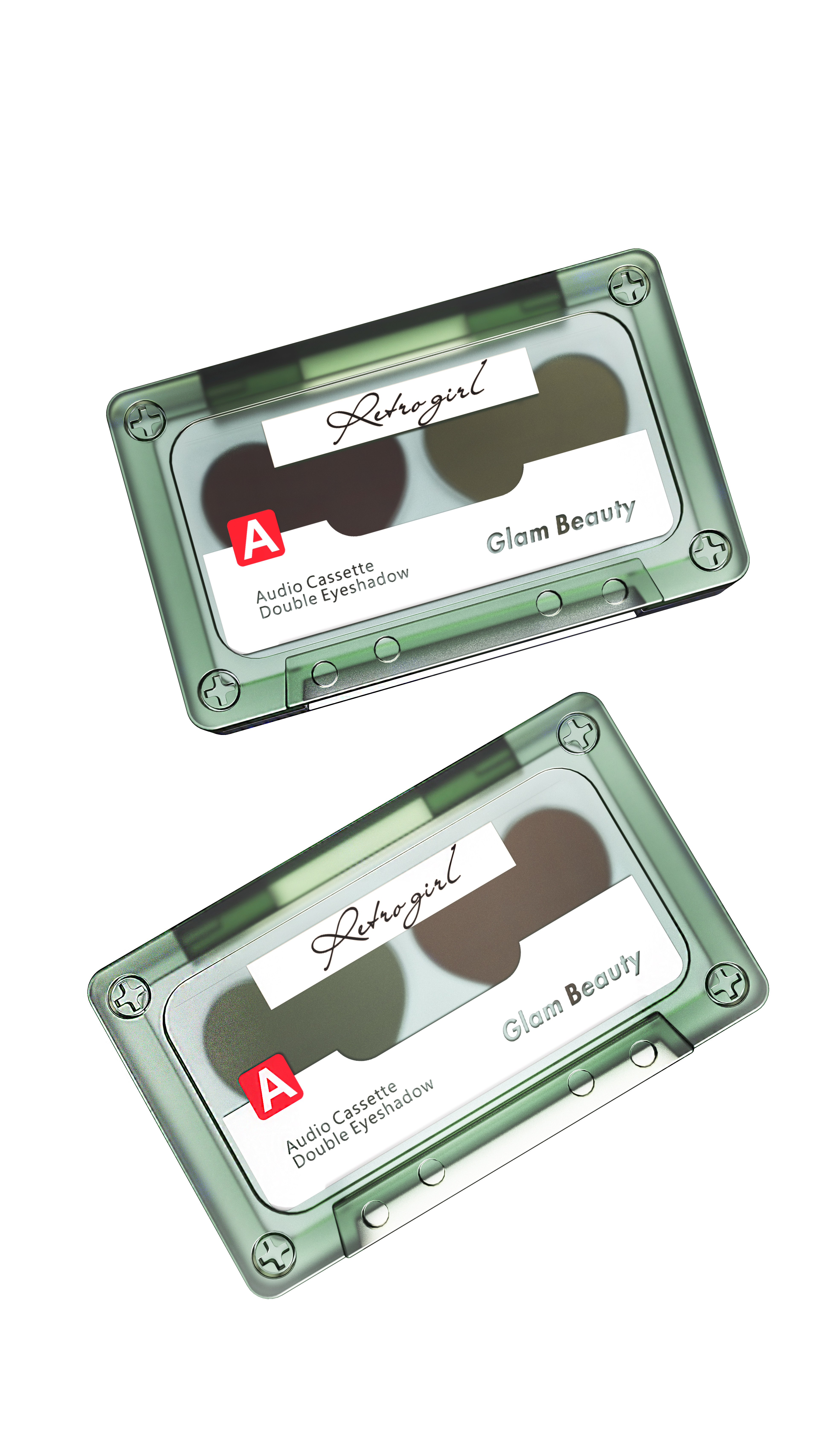 Cassette，magnetic tape，Transparent eye shadow box，time，Retro，