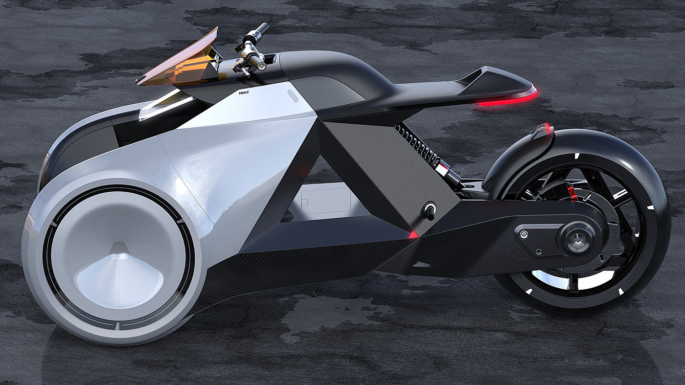 Round，motorcycle，three，TRIKE，Concept map，