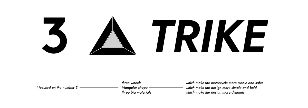 Round，motorcycle，three，TRIKE，Concept map，