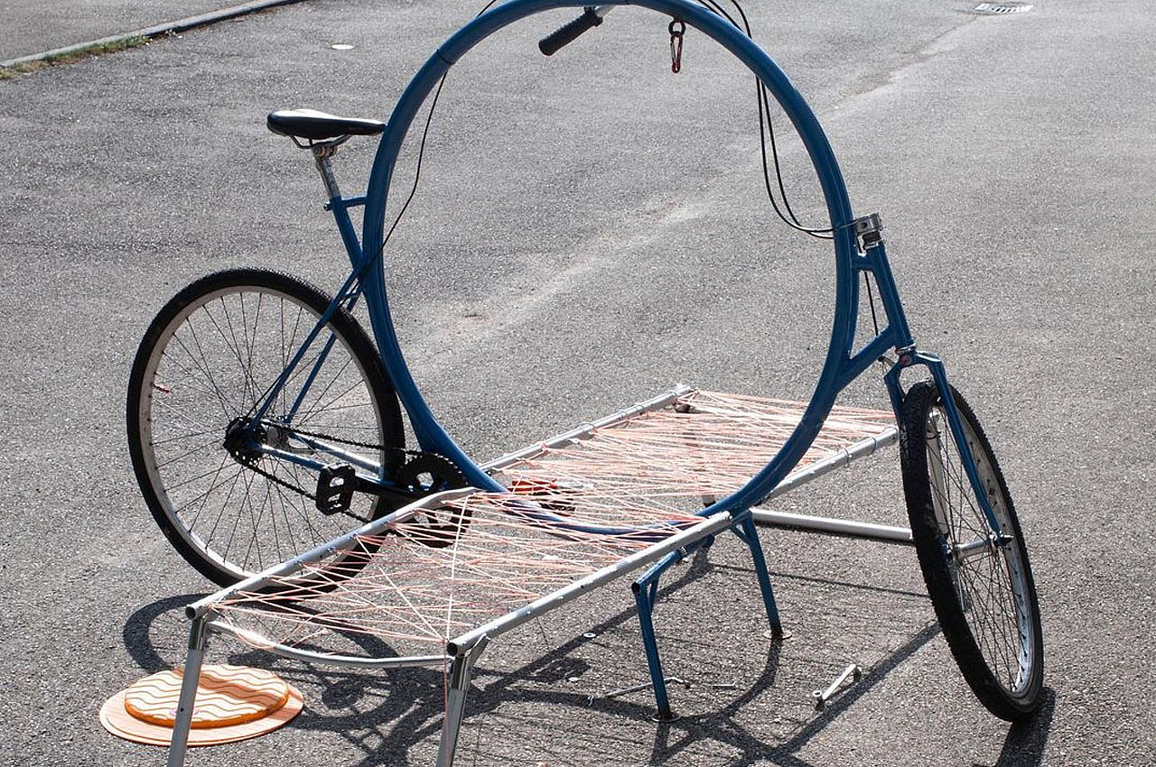 自行车，可变形，极简主义，