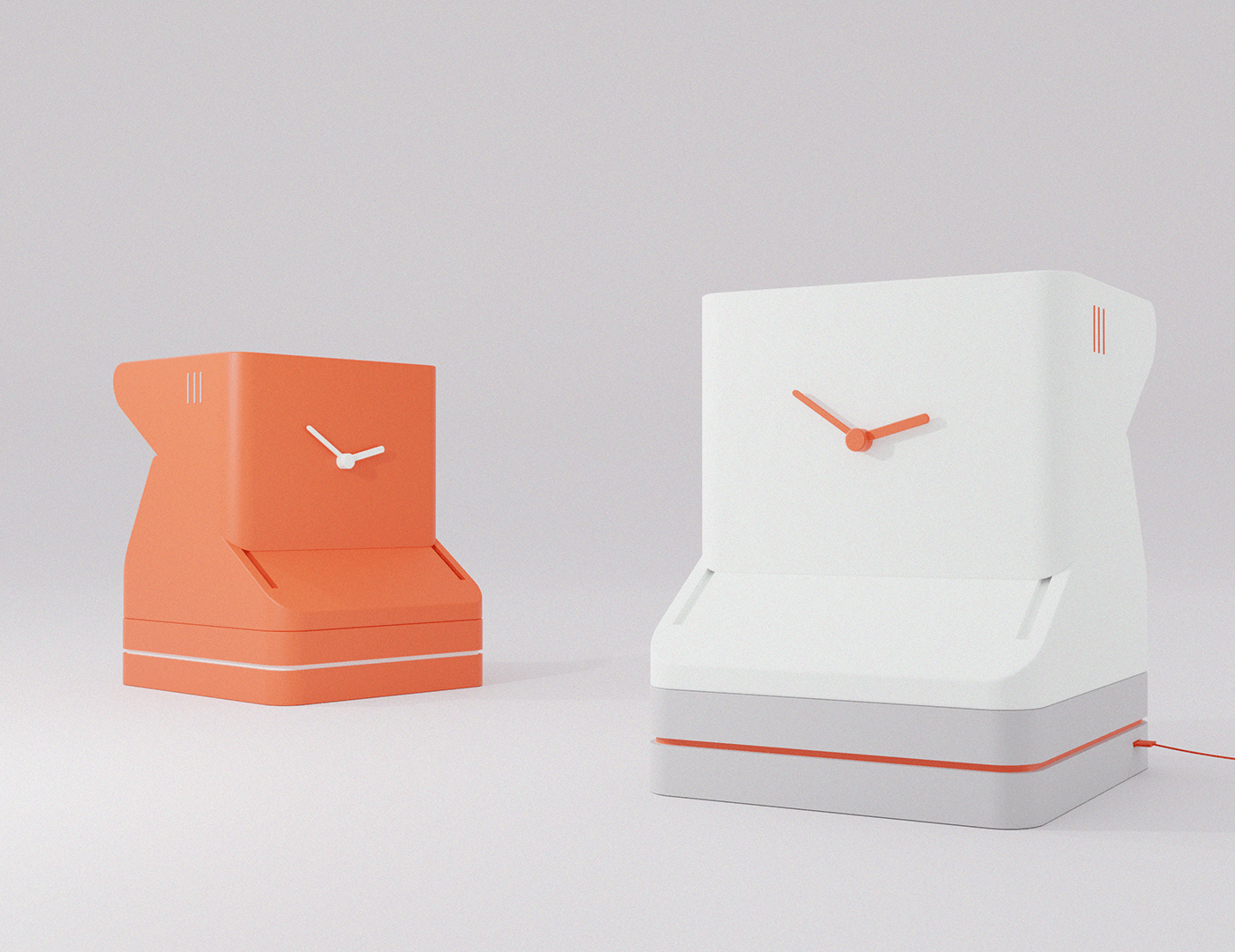 LUMI，Clock，3dart blender，